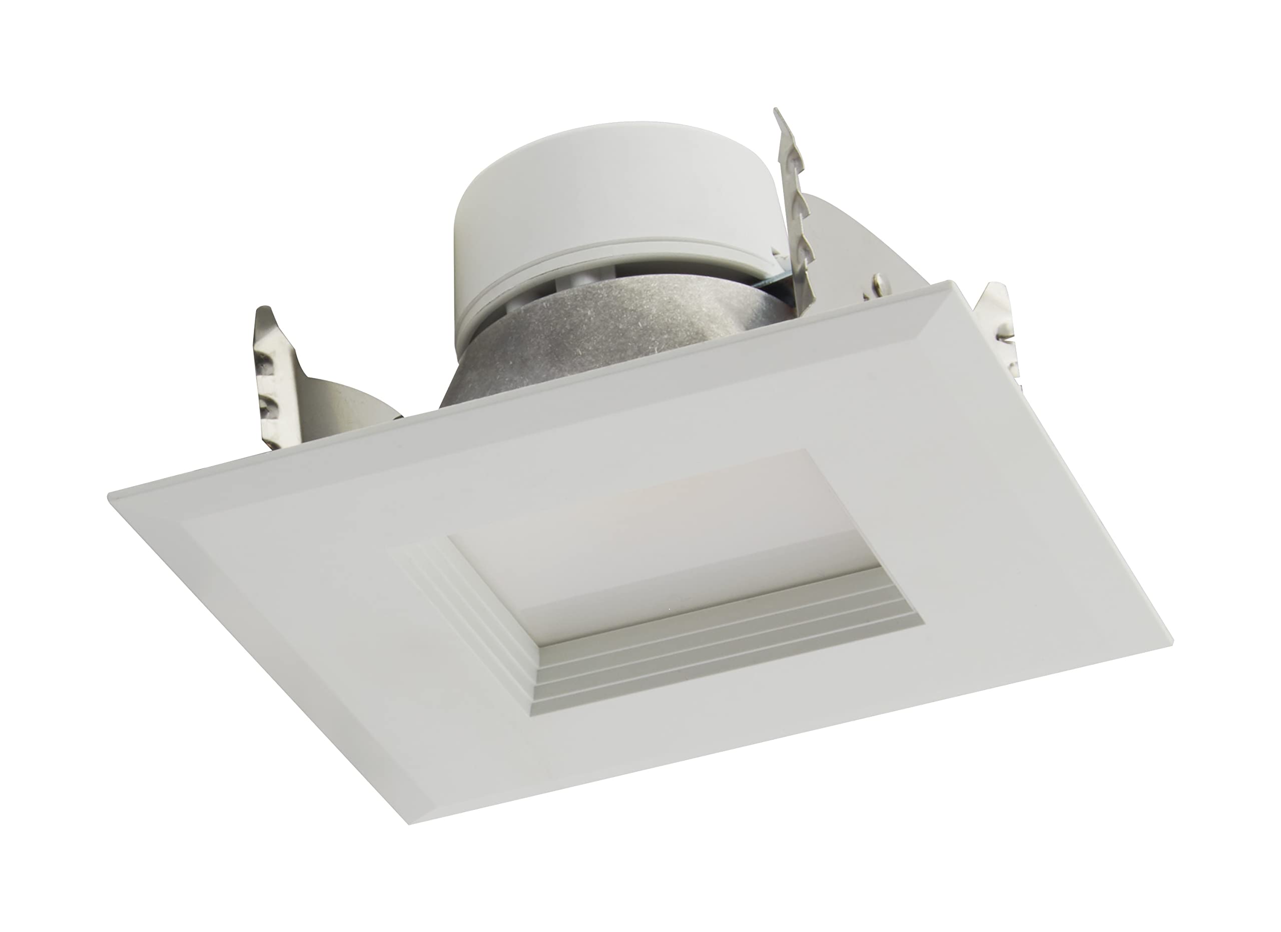 Satco S11820 ColorQuick 6.5W LED Downlight Retrofit, CCT Color-Selectable 2700K/3000K/3500K/4000K/5000K, 4 Inches, White, 1 Pack