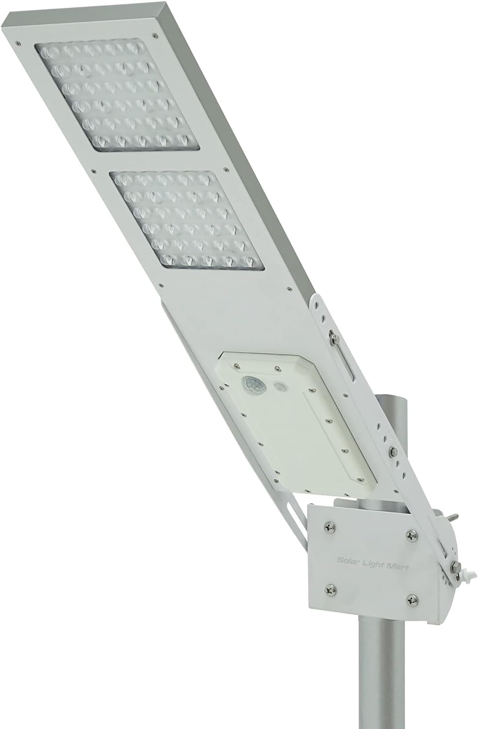 Solar Light Mart BETA 3000X Solar Street Light, Warm White, Motion Sensor, Dusk to Dawn, Fits Max Pole Diameter 3in
