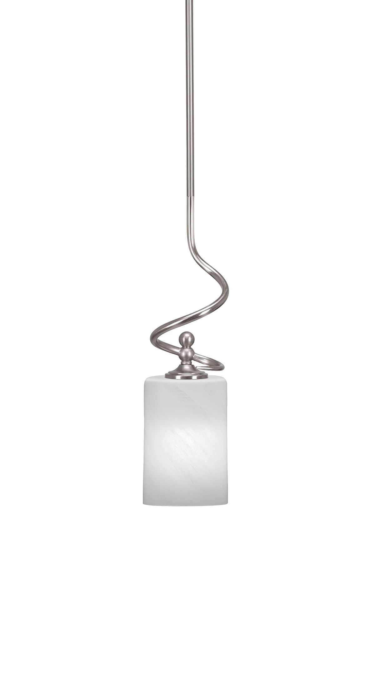 Capri 1 Light Mini Pendant in Brushed Nickel (901-BN-3001)