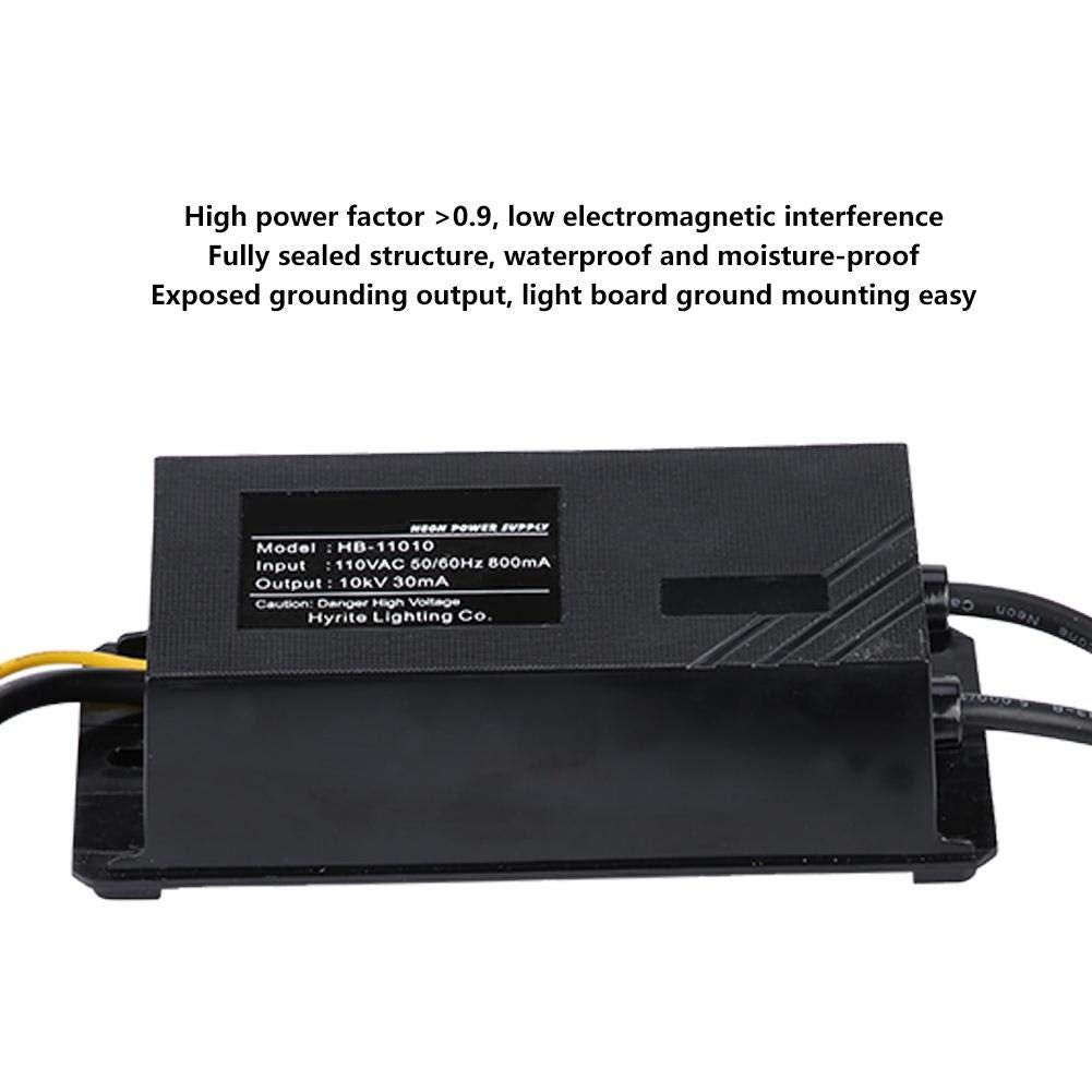 Simlug Neon Electronic Transformer 10Kv 30Ma Power Supply Rectifier Kit For Indoor/Outdoor Neon Signs