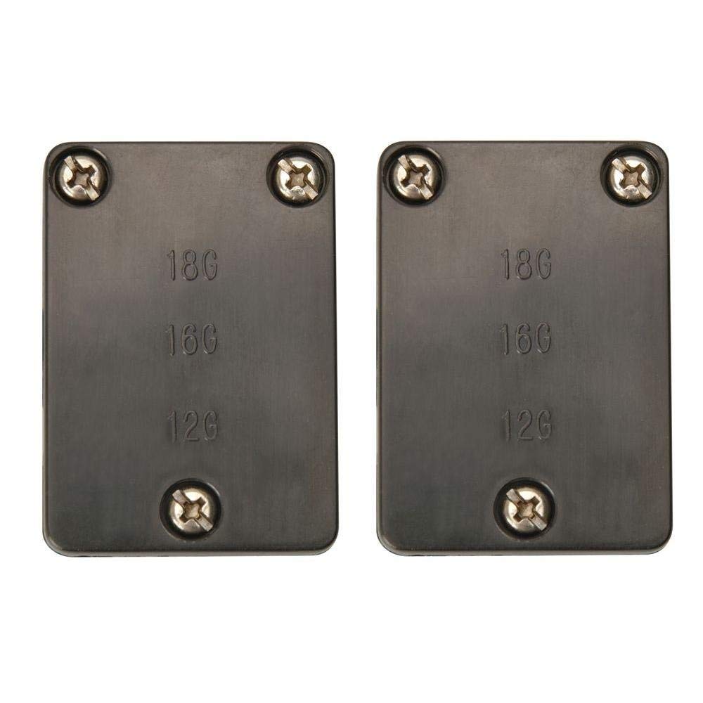 Moonrays 11604 Cable Connectors For Low Voltage Landscape Lighting; 2-Connectors ; Black