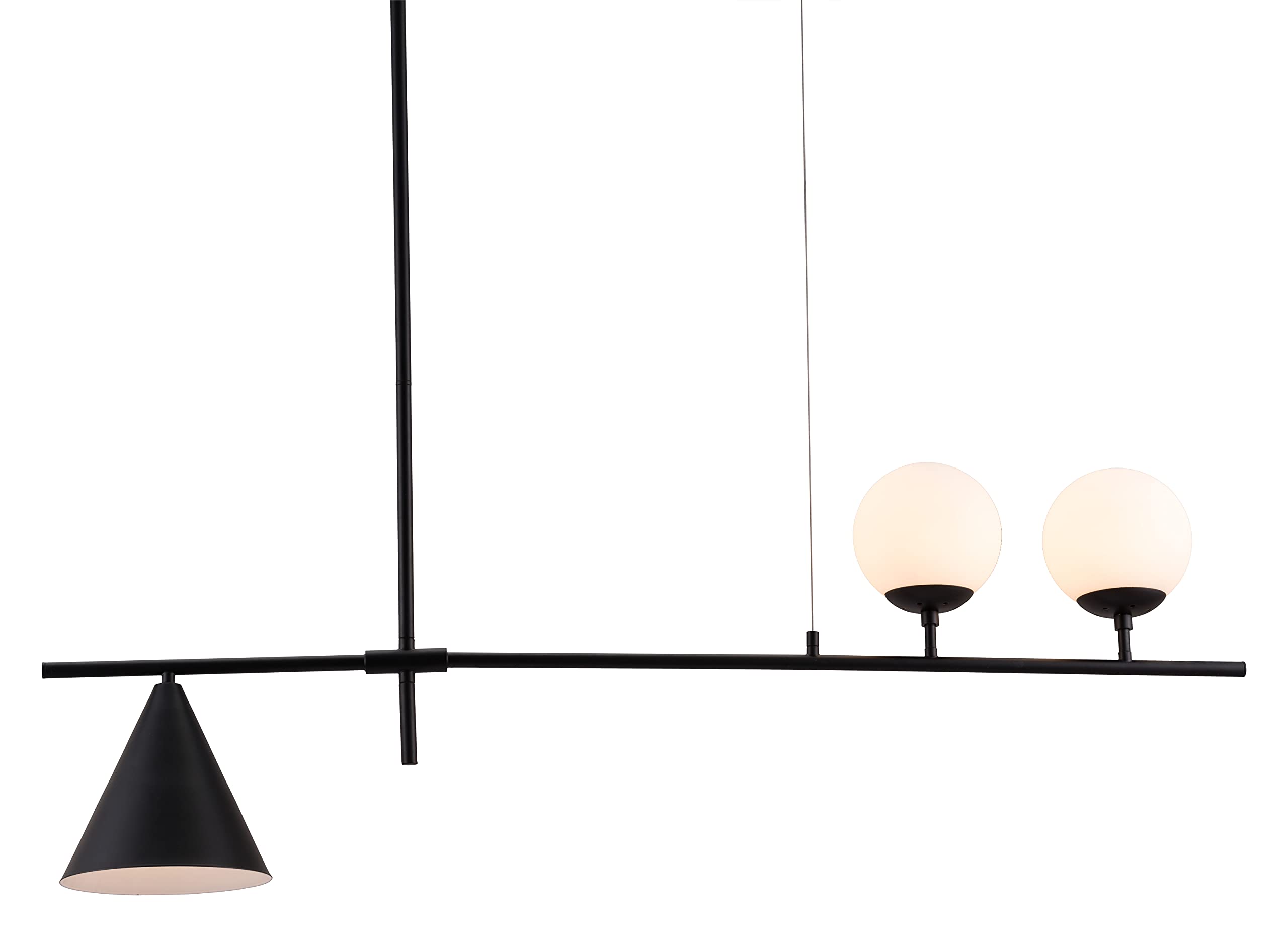 Zuo Richiza Black Ceiling Lamp - Stylish Alloy Steel Fixture For Modern Interiors
