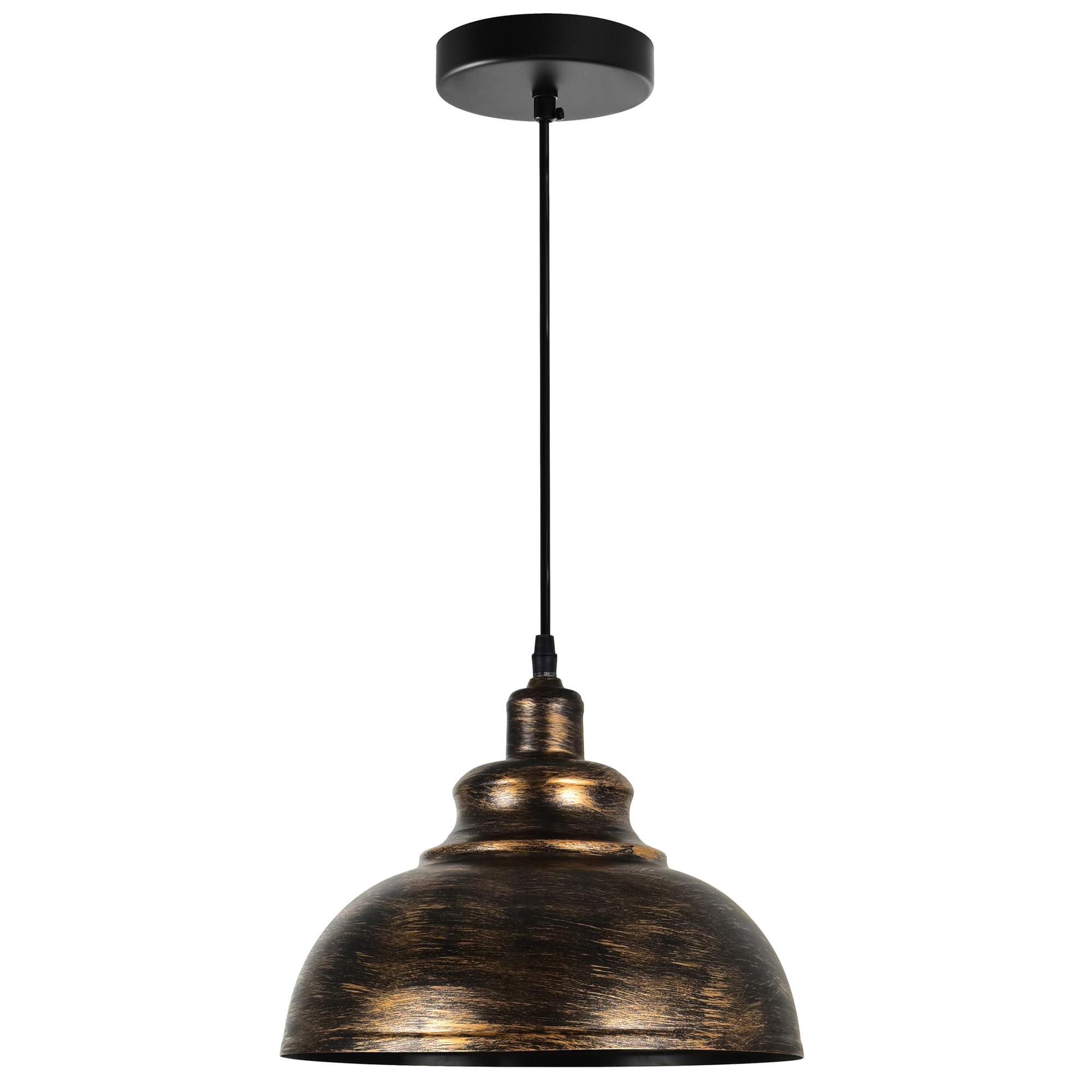 CWI Lighting Vogel 1 Light Down Mini Pendant, Antique Copper Finish, Metal, Model 9612P11-1-128