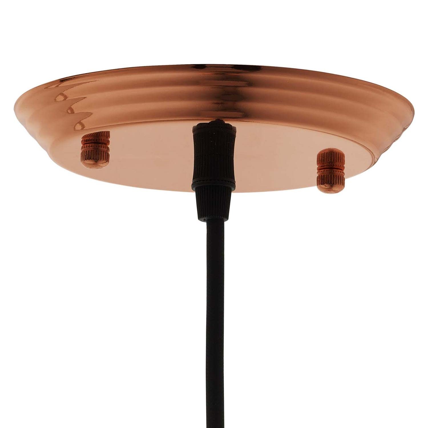 Modway Dimple Contemporary Modern Bell Shade 6.5 Hanging Ceiling Light Pendant Light Fixture In