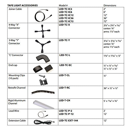 WAC Lighting LED-TC-Y Y-Connector for 24V InvisiLED, Black, Copper, 0.31x3.63x3.63 inches