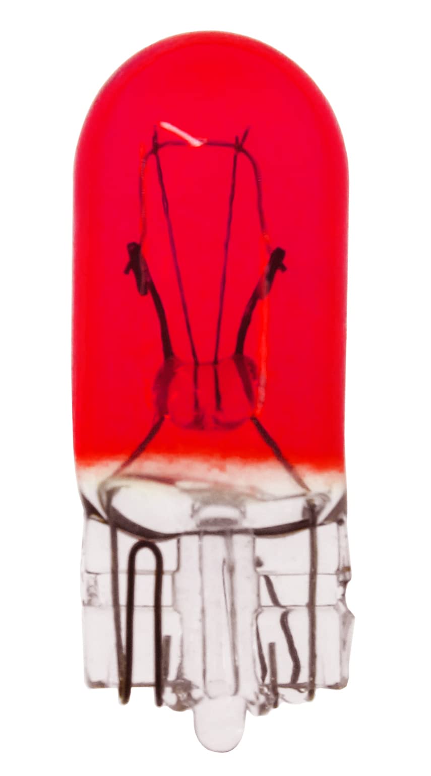 Cec Industries 194R Red Color 14V, 3.78W, 0.27A, T3.25 Miniature Light Bulbs (Box Of 10)