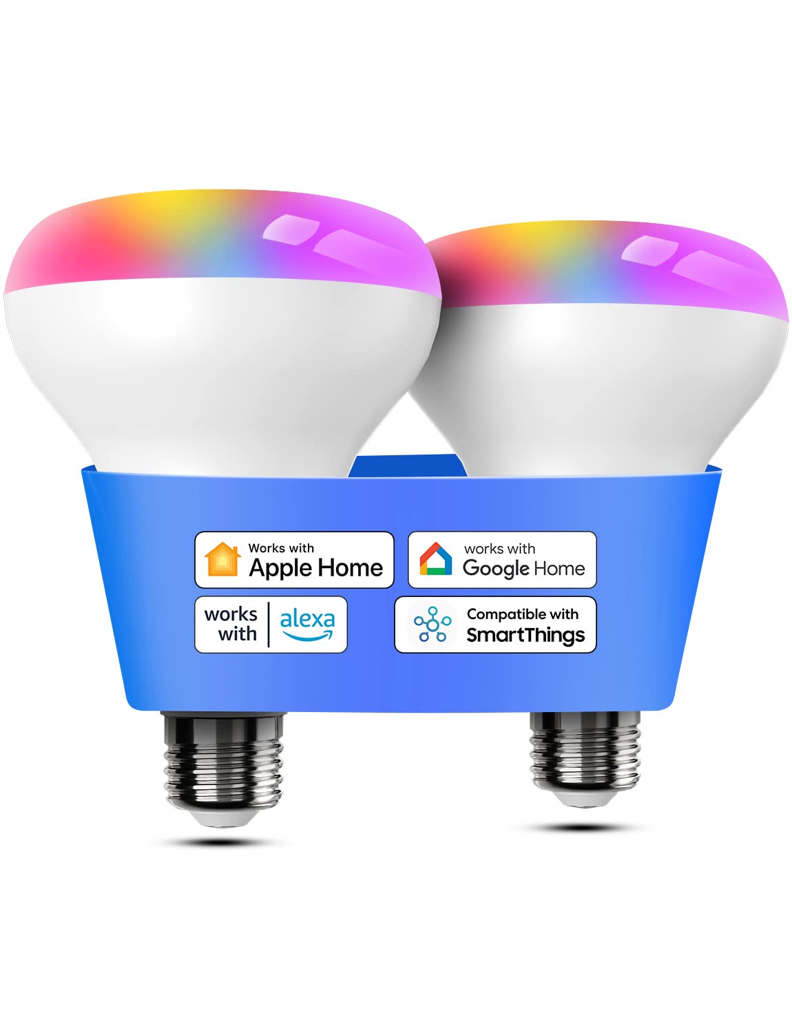 Meross Smart Light Bulb, Br30 Flood Wifi Led Bulbs Compatible With Apple Homekit, Alexa, Google Assistant & Smartthings, Dimmabl