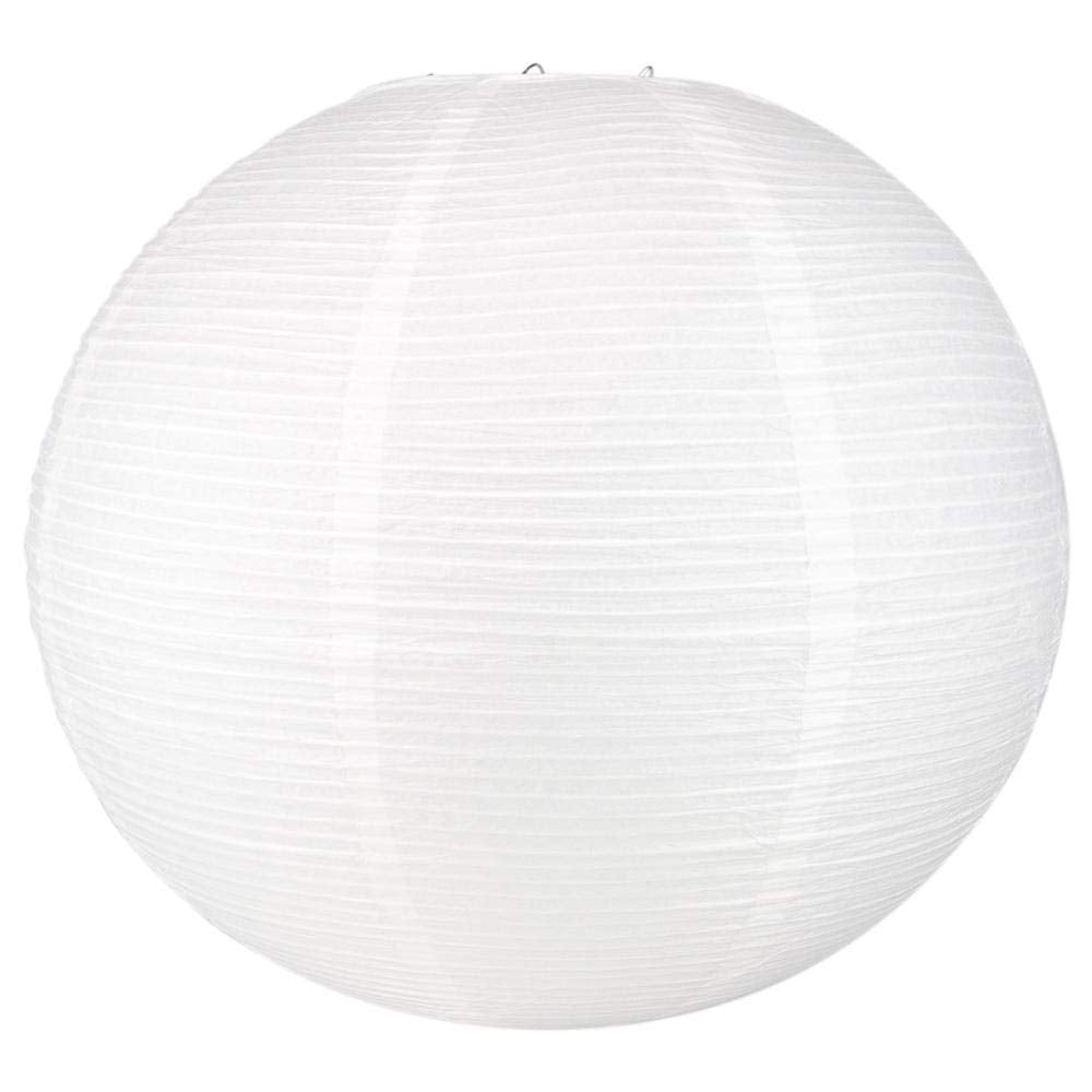 Paperlanternstore.Com (5-Pack) 12 Inch White Fine Line Premium Even Ribbing Paper Lantern, Extra Sturdy