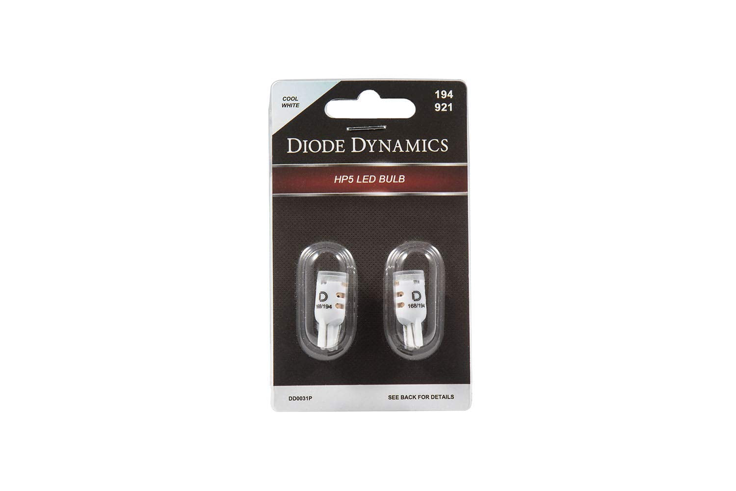 Diode Dynamics 194 Hp5 Led Bulbs (Pair), Cool White (6000K)