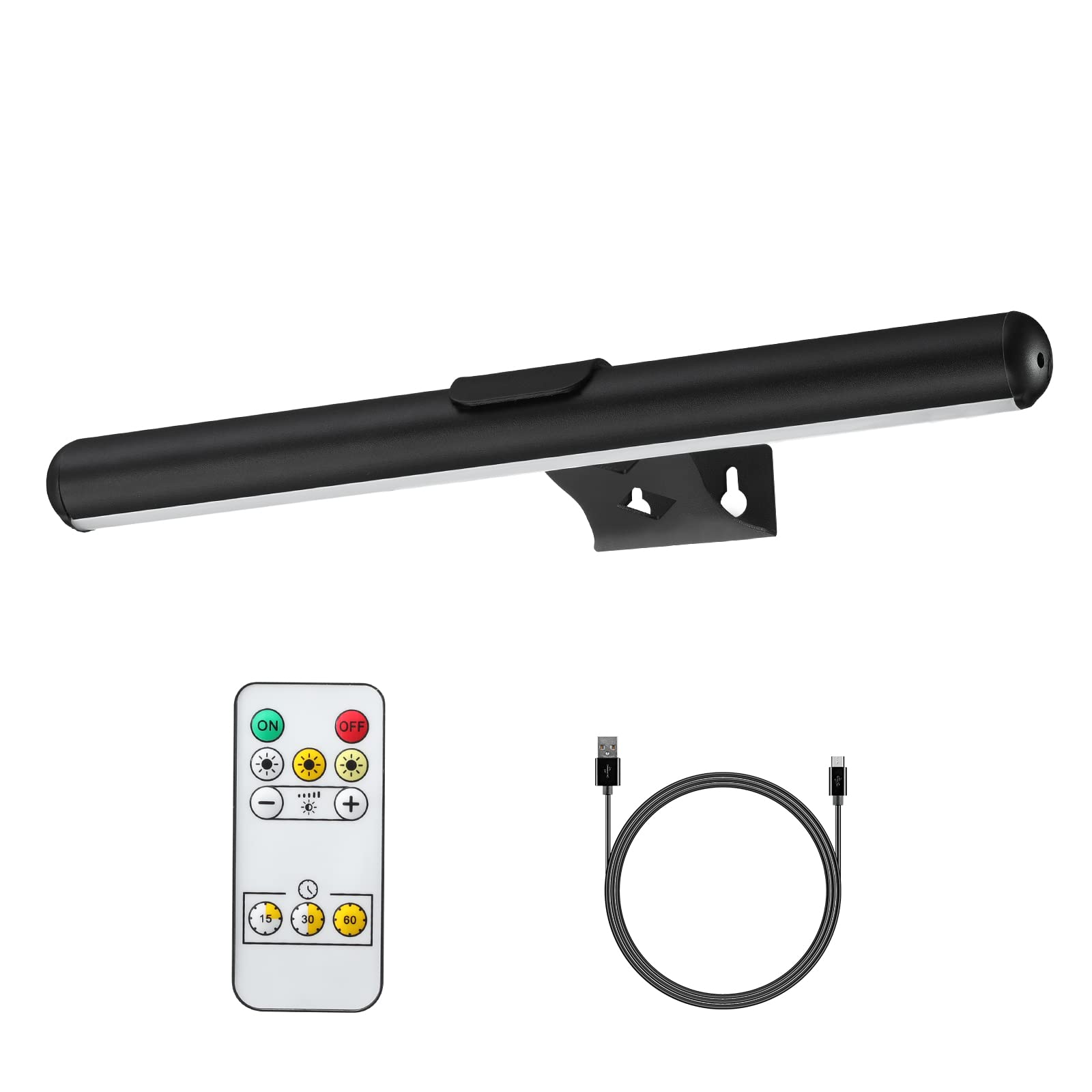 MIOBLUE Rechargeable Picture Lights with Remote,Full Metal Painting Light Display LED Battery Lamp with 3 Lighting Modes, Dimmab