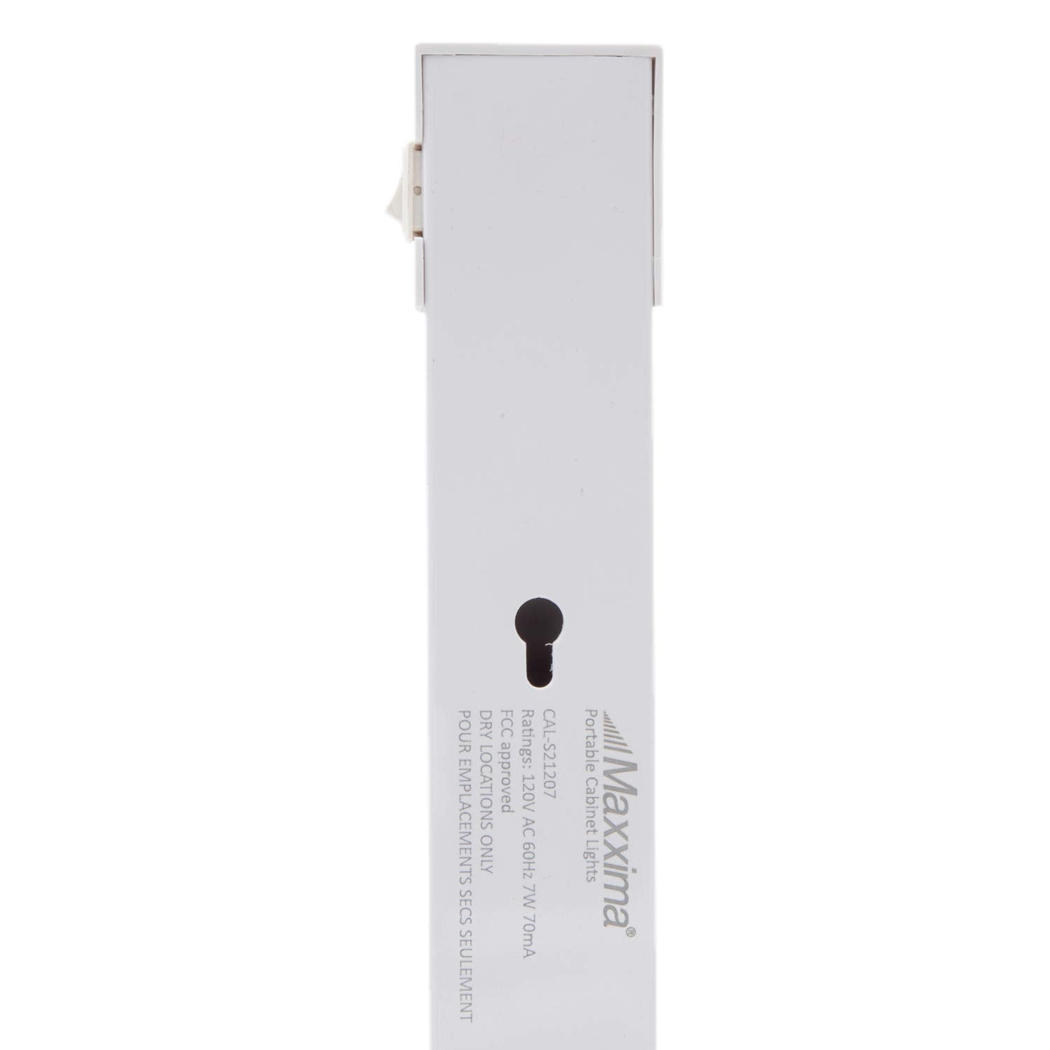 Maxxima 12 Inch Led Under Cabinet Light - 600 Lumens Warm White 3000K, Undermount Lighting Fixture For Kitchen, Closet, And Bedr