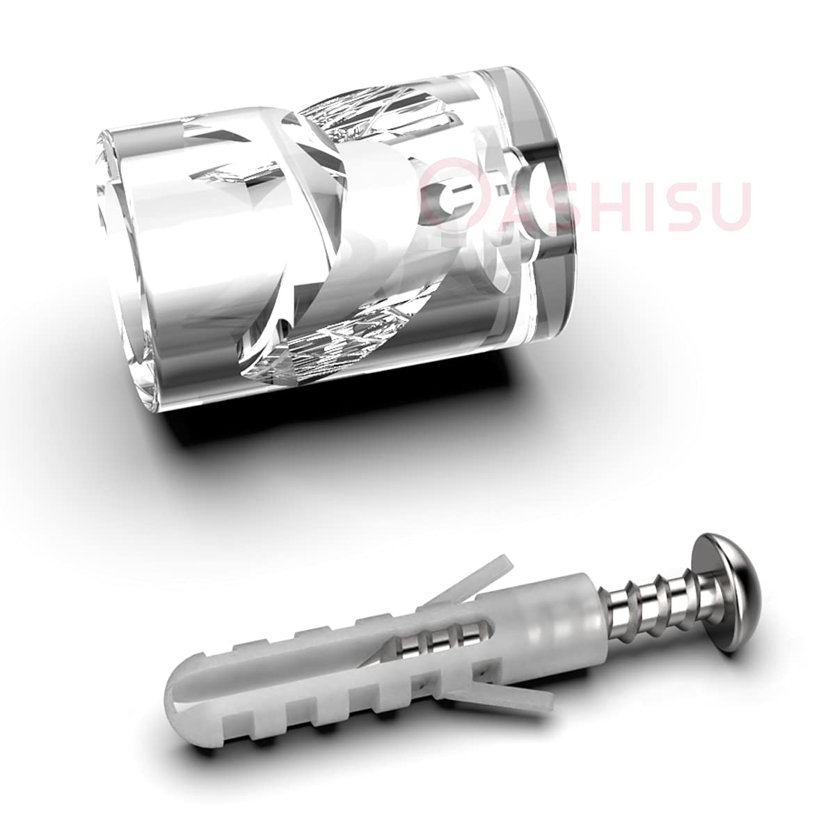 Oashisu Swag Pendant Hook 10 Pcs Transparent Lamp Hook For Chandelier Ceiling Lights Pendant Light Fixtures Wall Hanging, Textil