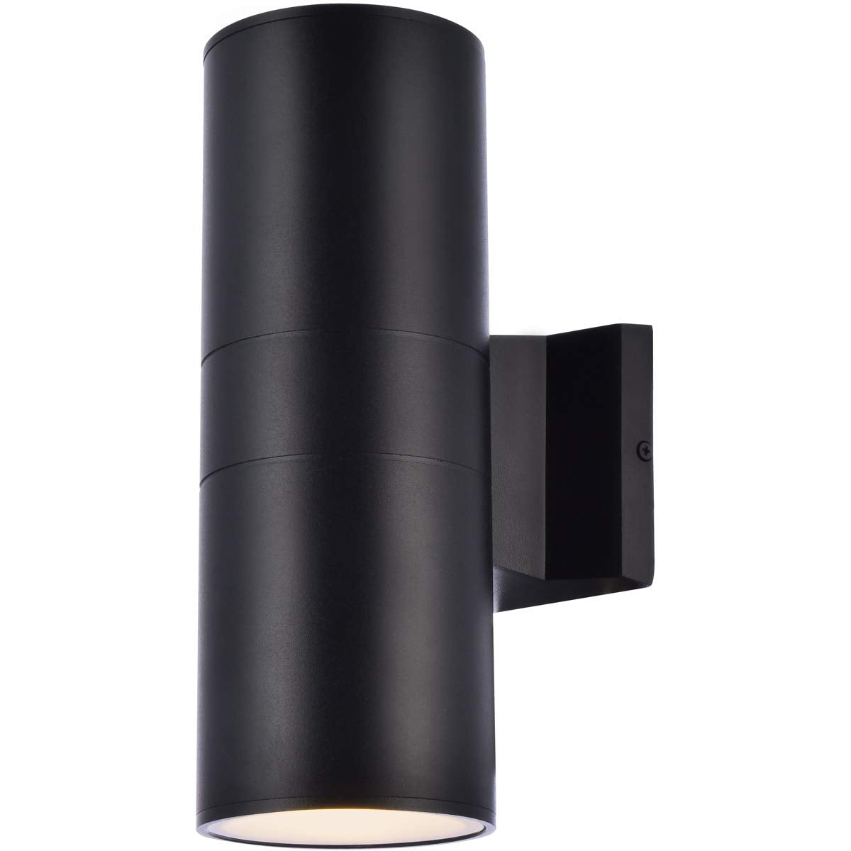 Living District Raine 1-Light Aluminum Outdoor Wall Light - Black