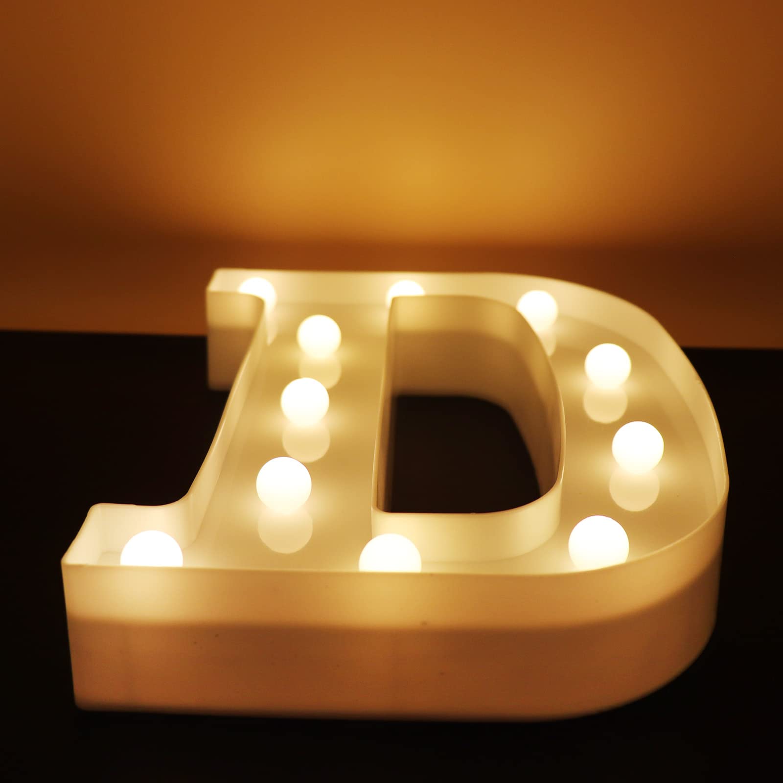 Ausaye Led Letter Lights Alphabet Light Up Sign Night Light For Home Bar Party Wedding Birthday Decoration Battery Powered Chris