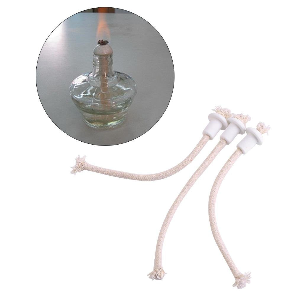 Zetiling Ceramic Wick Holder, Lamp Wicks, Oil Wick, Ceramic Wicks Torch Wide Oil Lamp Wick Long Lasting Cotton Wine Lamp Wick Perfect for Flat Wick Oil Lamps and Oil Lanterns