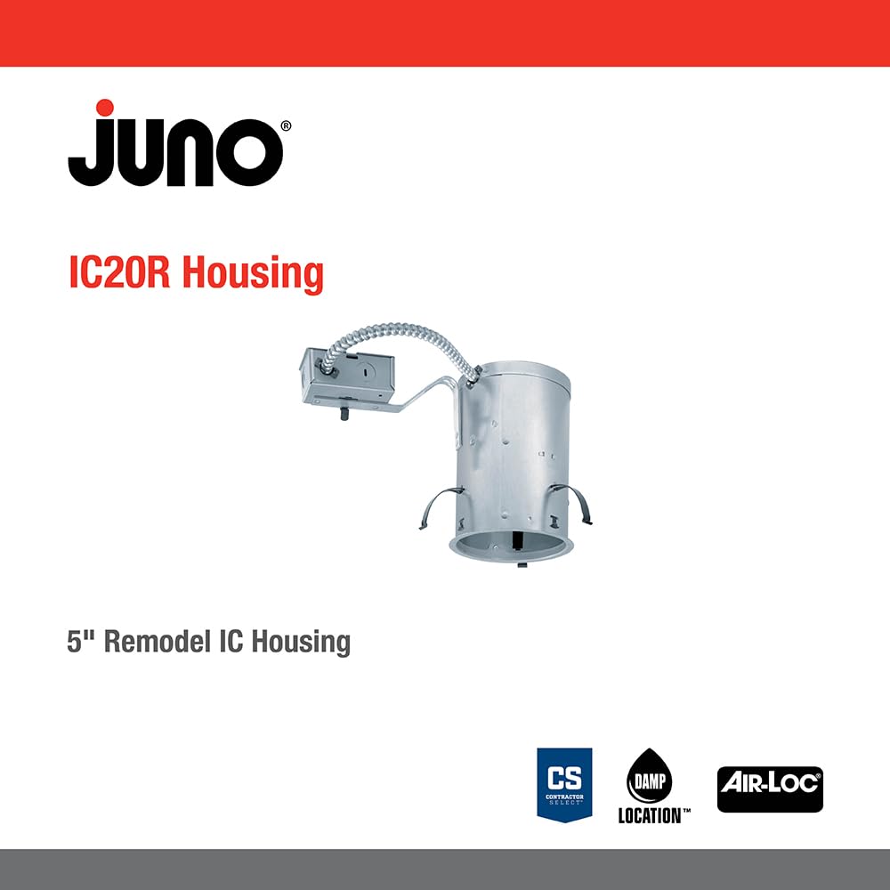 Juno Lighting Ic20R Contractor Select 5-Inch Ic Rated Remodel Universal Housing