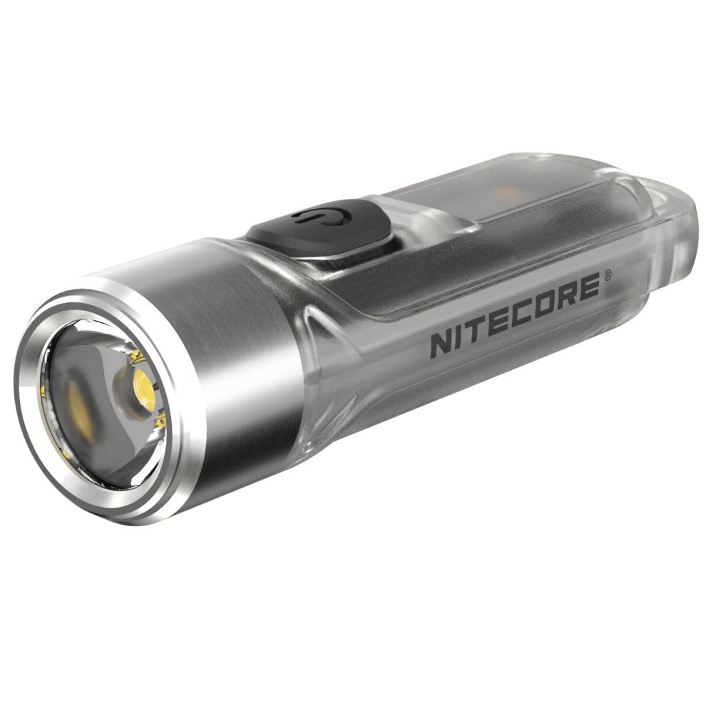 Nitecore Tiki GITD OSRAM P8 LED Rechargeable Keychain Flashlight, 300 Lumens, FL-NITE-Tiki-GITD