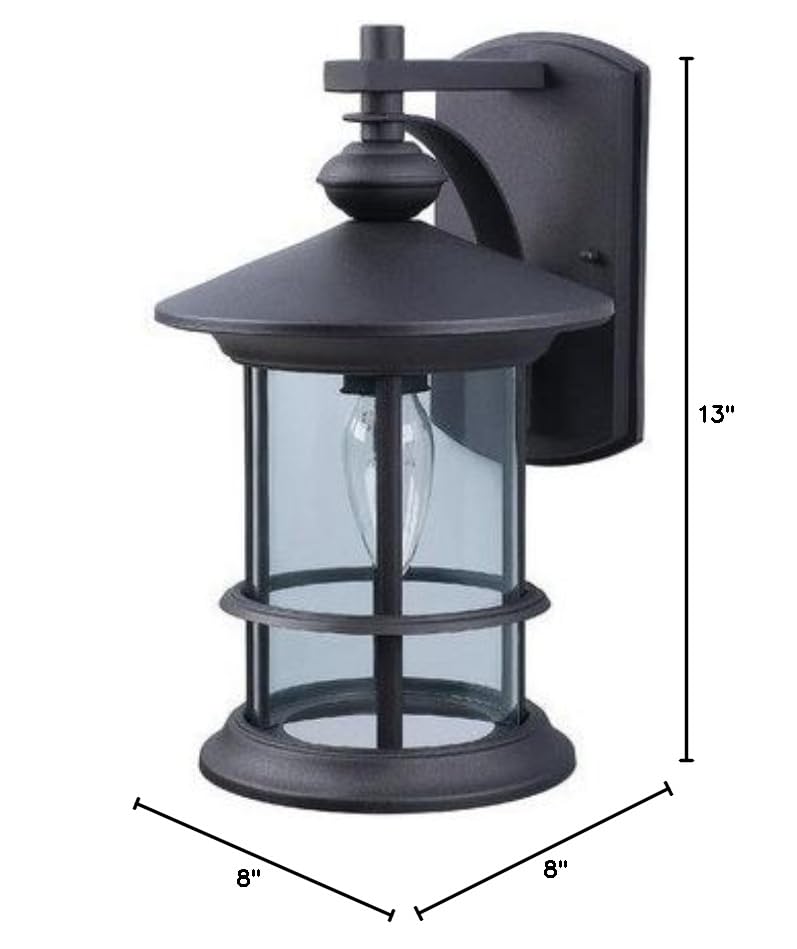 Canarm Iol124Bk Treehouse Outdoor Sconce