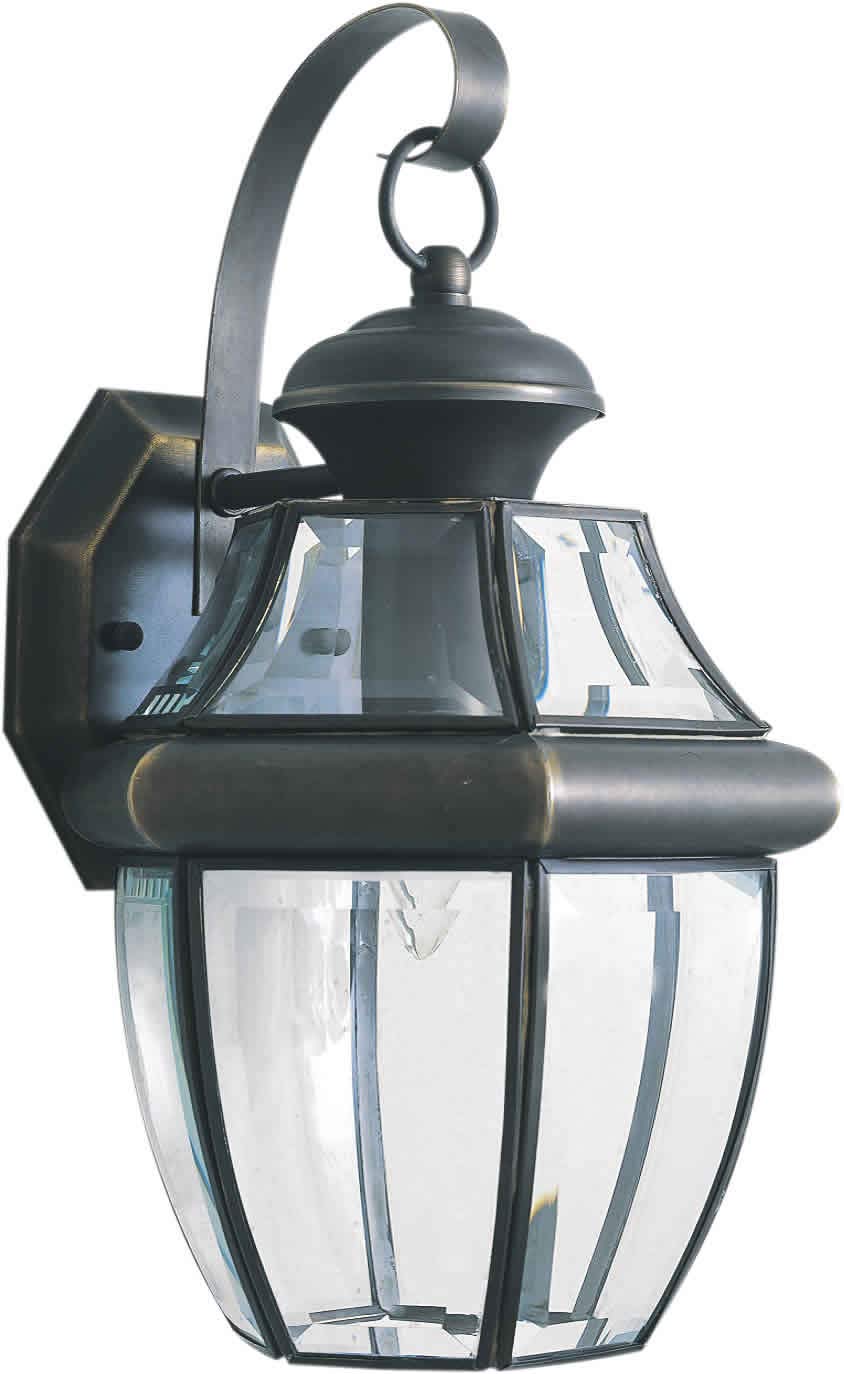 Forte 1201-01-14 One Light Outdoor Lantern, Bronze