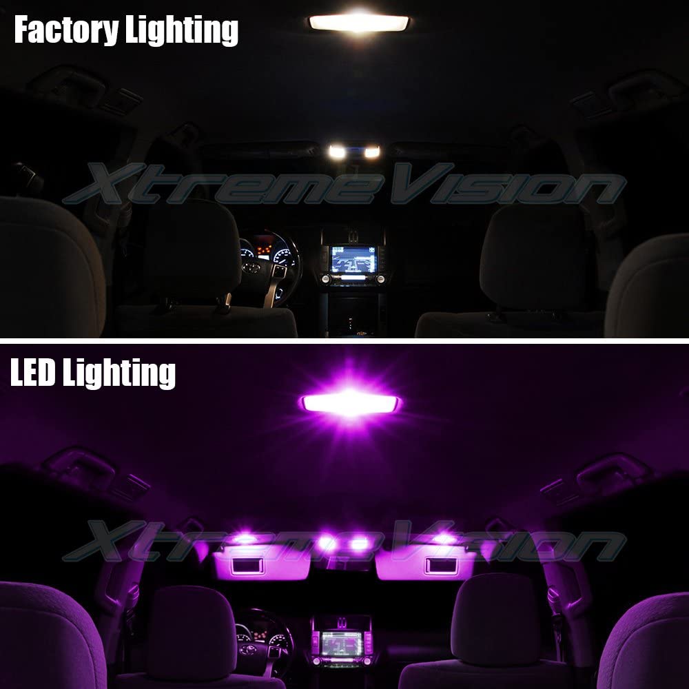 Xtremevision Interior Led For Nissan 350Z 2003-2008 (5 Pieces) Pink Interior Led Kit + Installation Tool