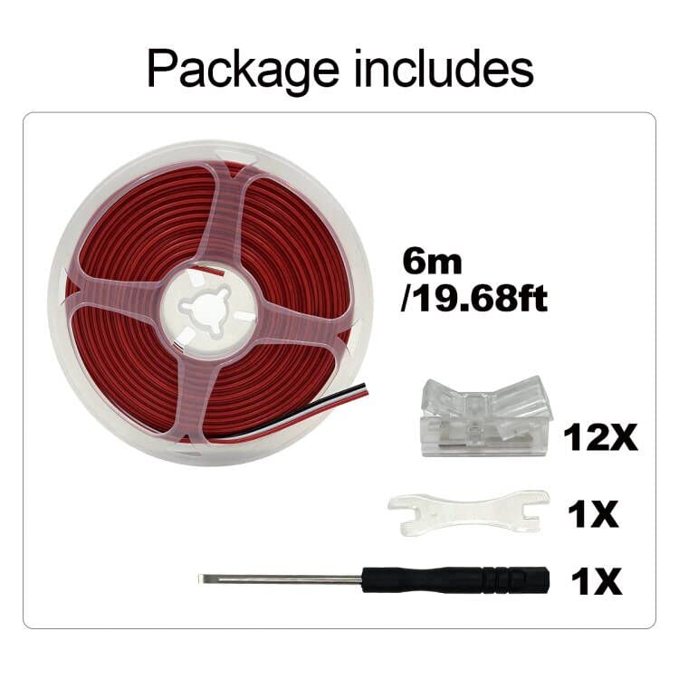 Hamrvl 12 Packs 3 Pin Led Light Connectors For Ws2812B Ws2811 Rgb Led Strip 10Mm, Solderless Transparent Led Strip To Wire Conne