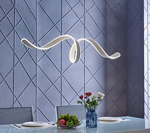 Finesse Decor Copenhagen LED Chandelier - Metal - White - Model CH-004