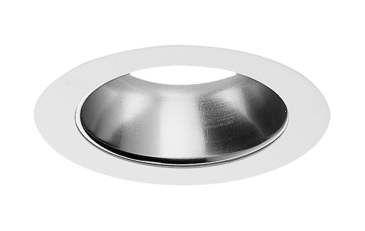 Nicor Lighting 4 In. White Specular Recessed Cone Trim (19504)