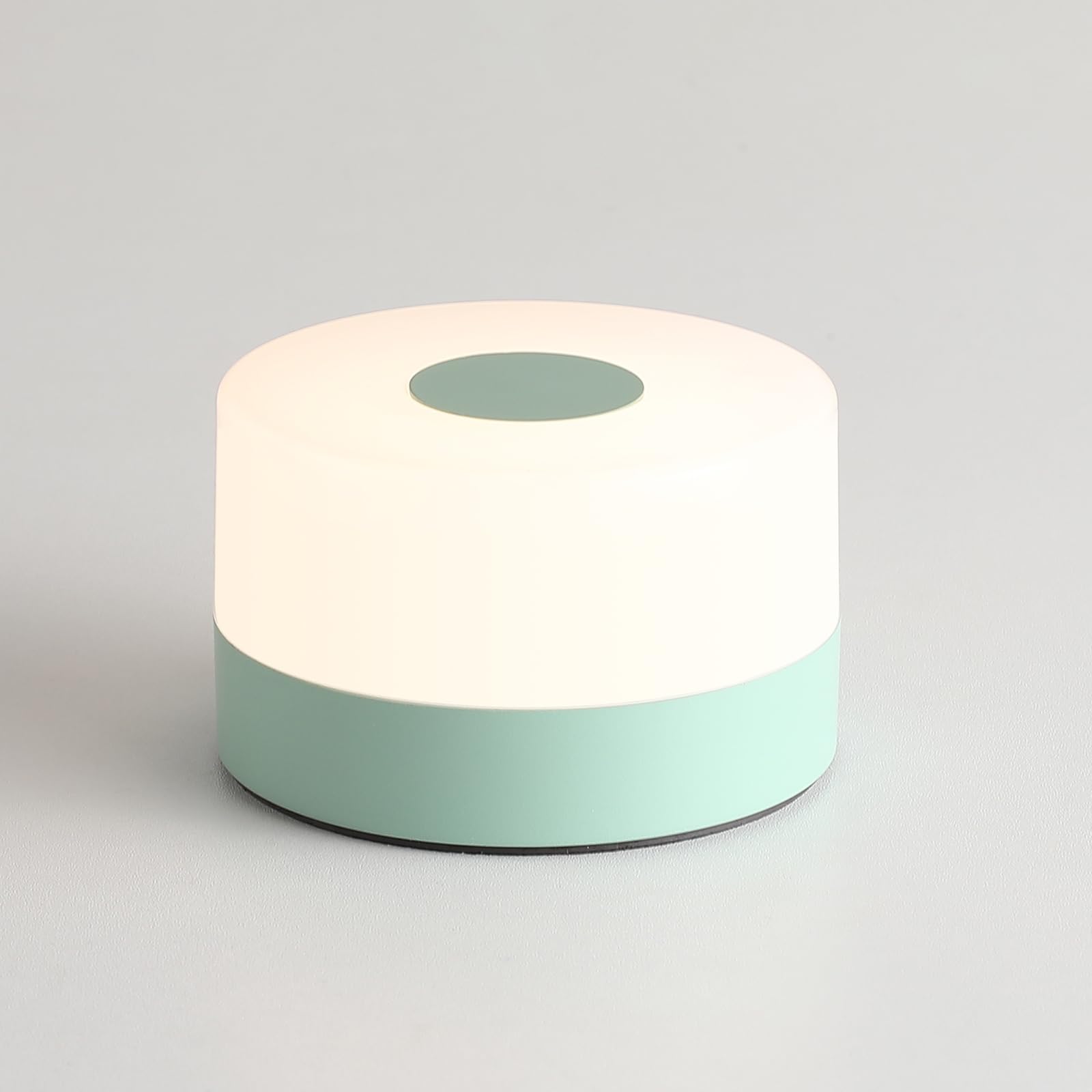 JUSHENG Rechargeable Baby Night Light LED Lamp, Dimmable, 3 Color Temperatures, Portable, Green, Model CG0025GR