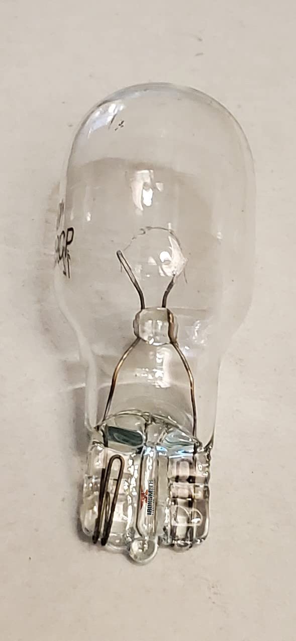 Ironsmith Lighting Products T5 Clear Glass Wedge Base Incandescent Light Bulbs, Warm White Light, 18 Watt 12 Volt Ac Or Dc Input, Ideal For Rv, Landscape Lighting, Turn Signals - Pack Of 10