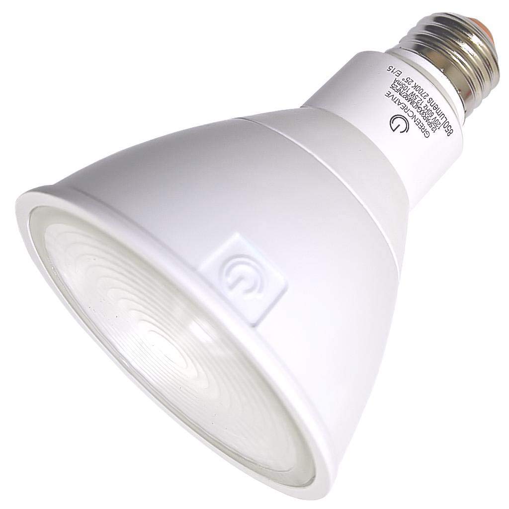 Green Creative 16112 Par30 Flood Led Lightbulb, 2700K (Warm White), Dimmable, Cri 90, 12.5W, 815 Lm, Energy Star, 25