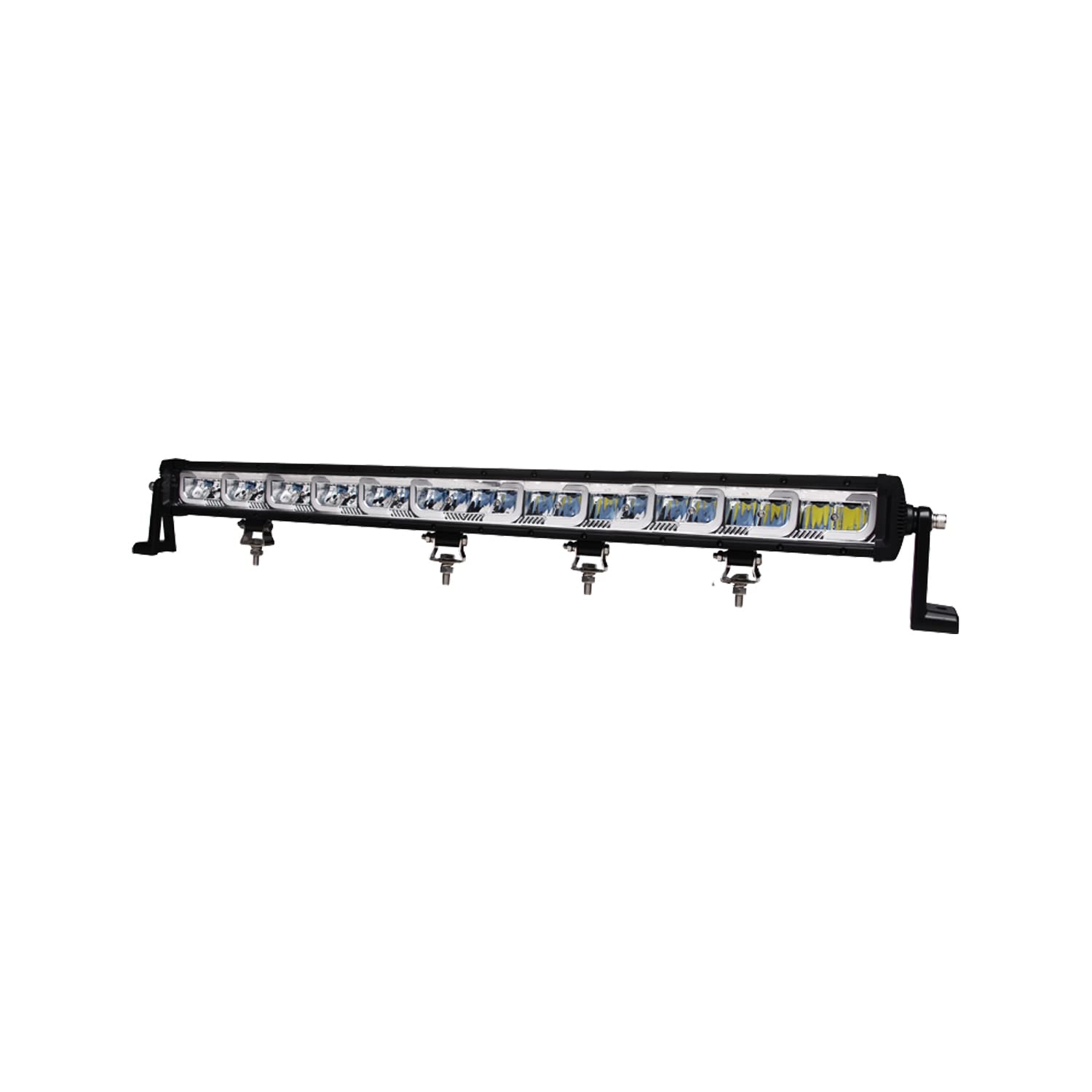TrailFX LED Light Bar - 32 Inch, 192W, 17,280 Lumens, OSRAM Chips, Clear, Model 32SRSAUX, with Wiring Harness & Brackets