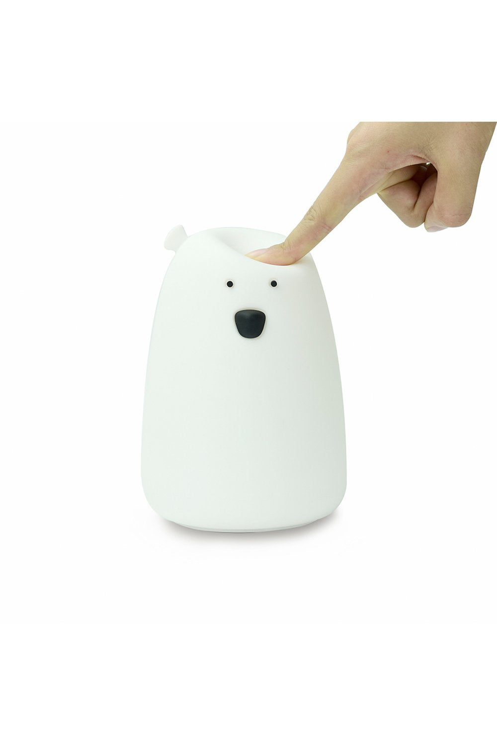 Innerest Baby Children Night Light Nursery Breastfeeding Mood Lamp Touch Control Usb Charge Battery (Bear White, Big Bear)