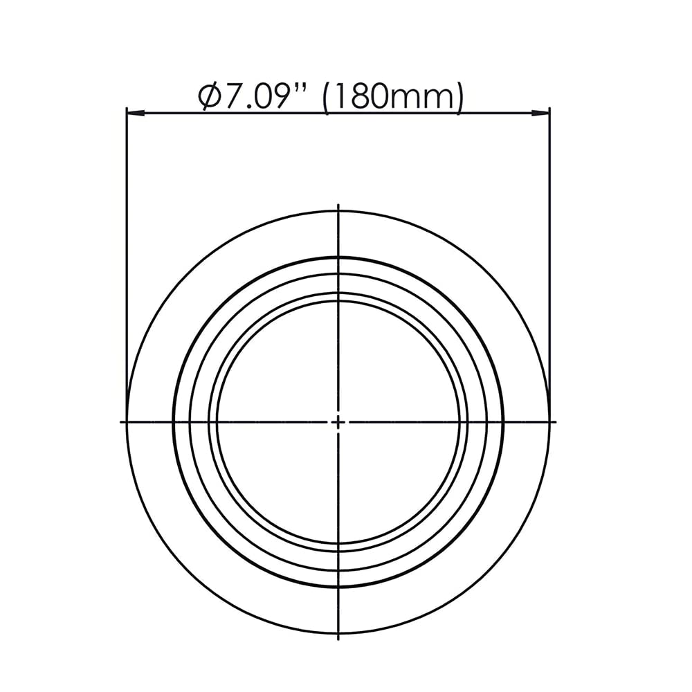 Ocean Led Oceanled 3010Xfm Pro Series Hd Gen2 Led Underwater Lighting (Color: Ultra White, Option: Flush Mount)