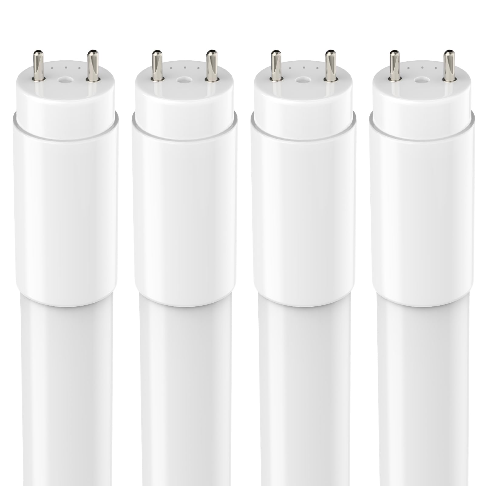 Jesled 4 Pack T8 Led Tube Lights 4Ft, Fluorescent Replacement, 48 Inch, 14W, 2450Lm, 5000K Daylight, Single Or Double End Power,