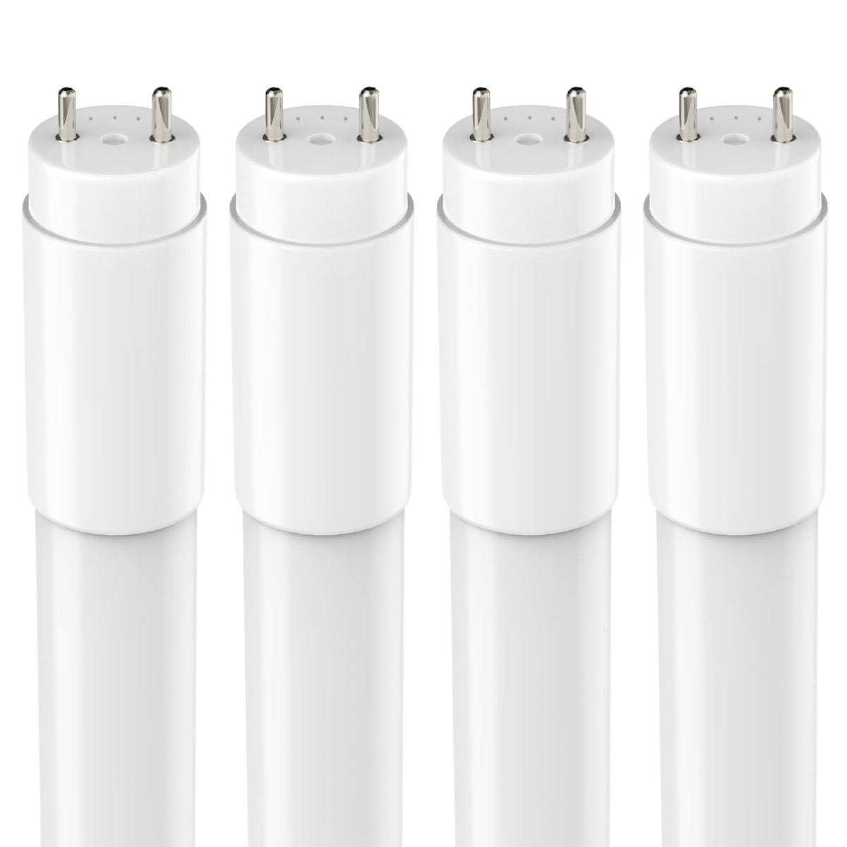 Jesled 4 Pack T8 Led Tube Lights 4Ft, Fluorescent Replacement, 48 Inch, 14W, 2450Lm, 5000K Daylight, Single Or Double End Power,
