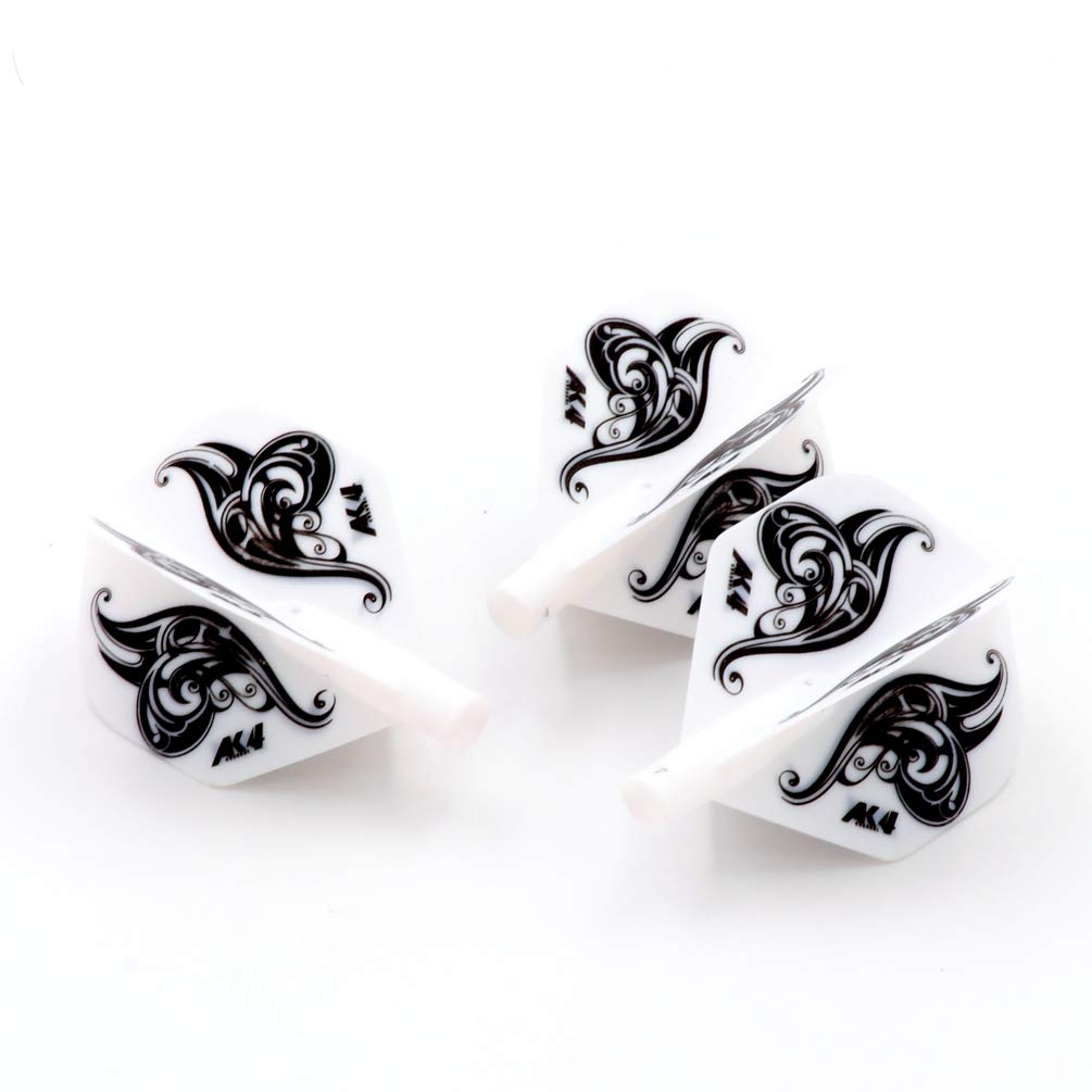 Cuesoul Tero Ak4 Transparent Dart Flights Diamond Shape,Set Of 3 Pcs(Cs-Ak4+7Zs)
