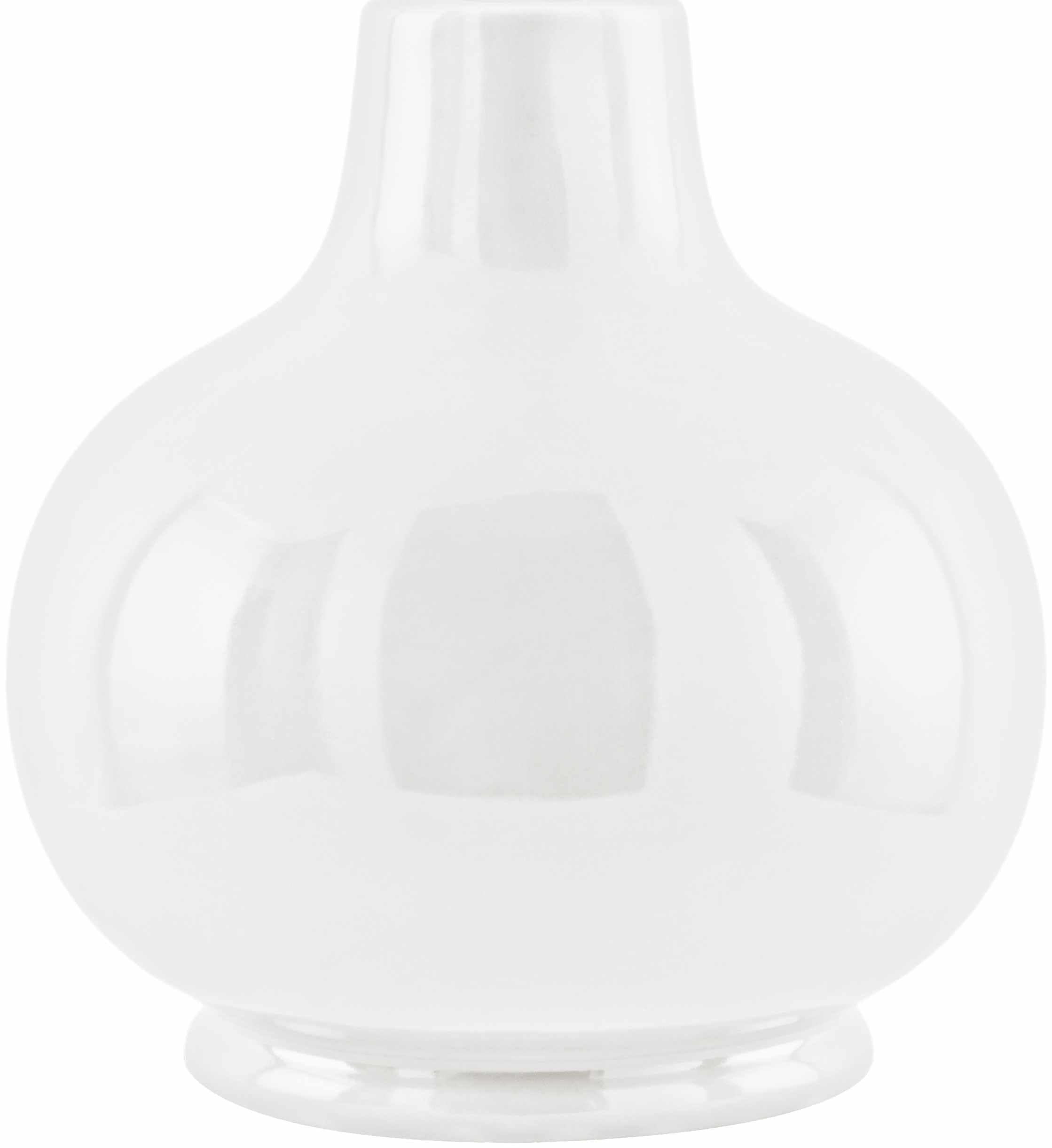 BoutiqueRugs Theisseil Boho Ceramic Table Lamp - Cotton Shade - 13inH x 8inW x 8inD - White, Gray - Model TXCHMB1-045