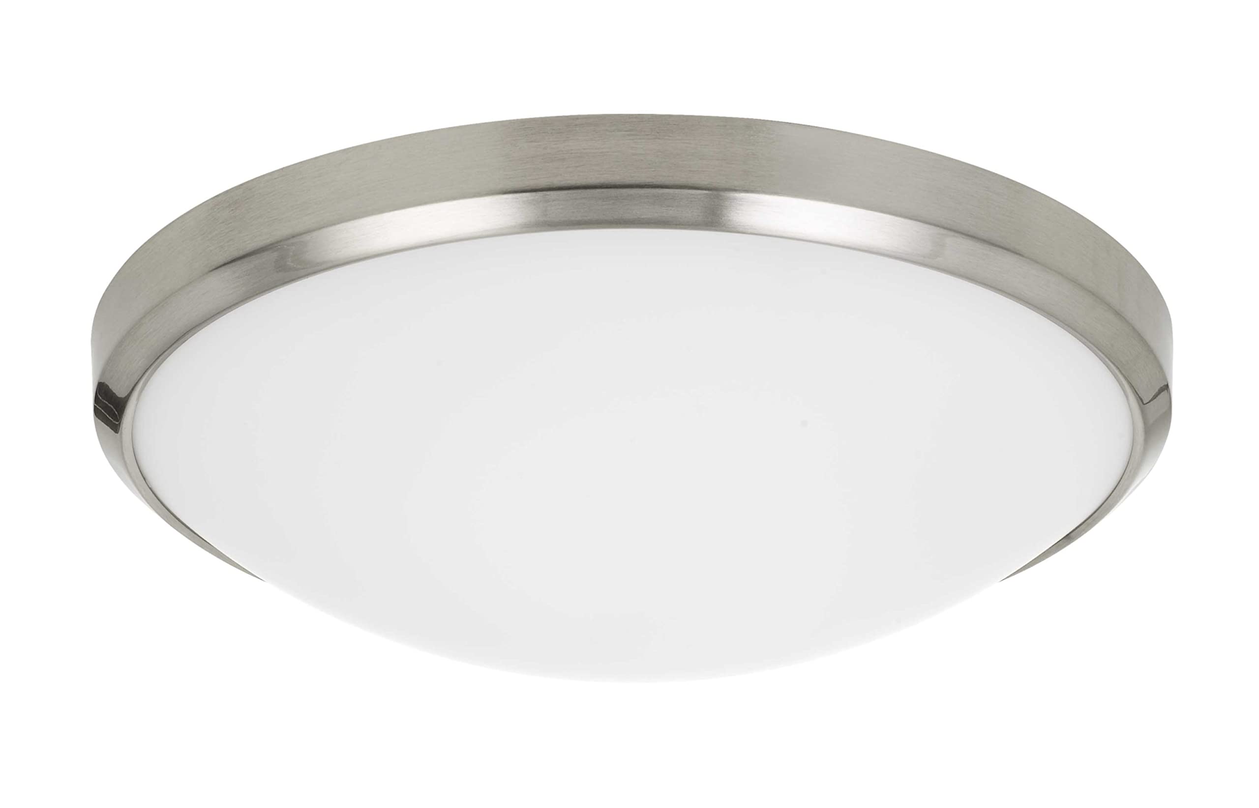 Cal Lighting LA-710 Transitional LED Flush Mount in Pewter, Nickel, Silver Finish, 15.25 inches