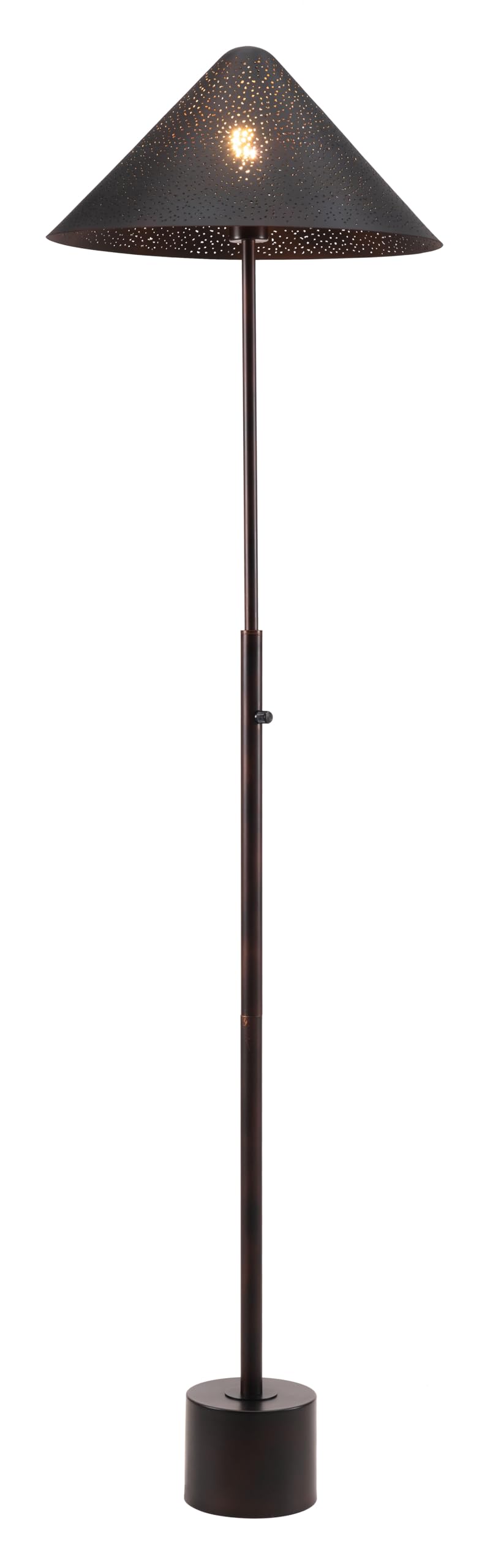 Zuo Cardo Medium Bronze Metal Floor Lamp - Stylish Lighting For Home Décor
