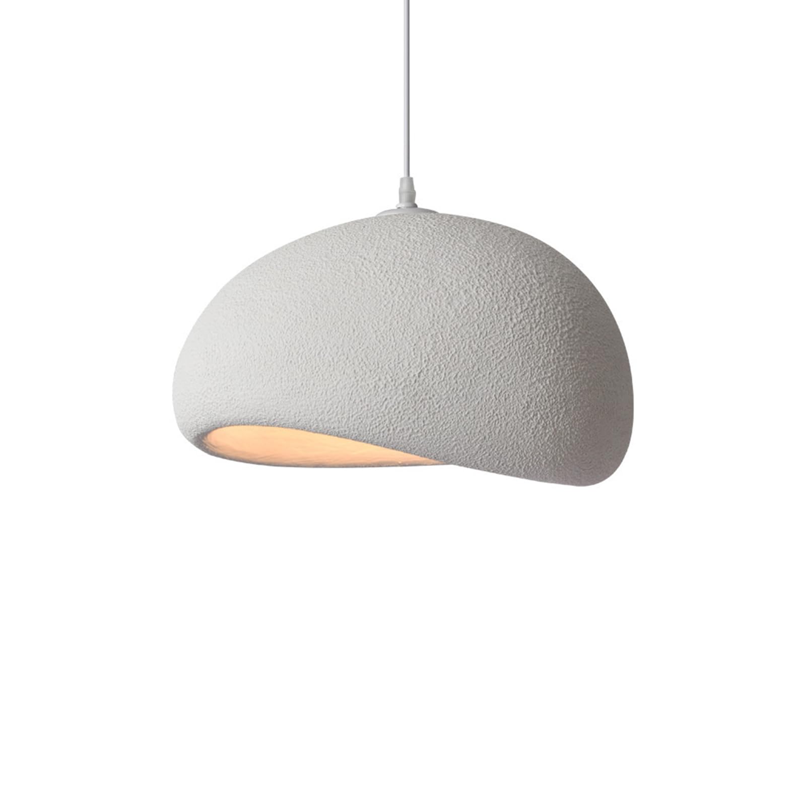 JAYMP 30cm Modern Pendant Light for Dining Room Kitchen Island Hallway Restaurant Hanging Lamp E26 Base Japanese Wabi-Sabi Style