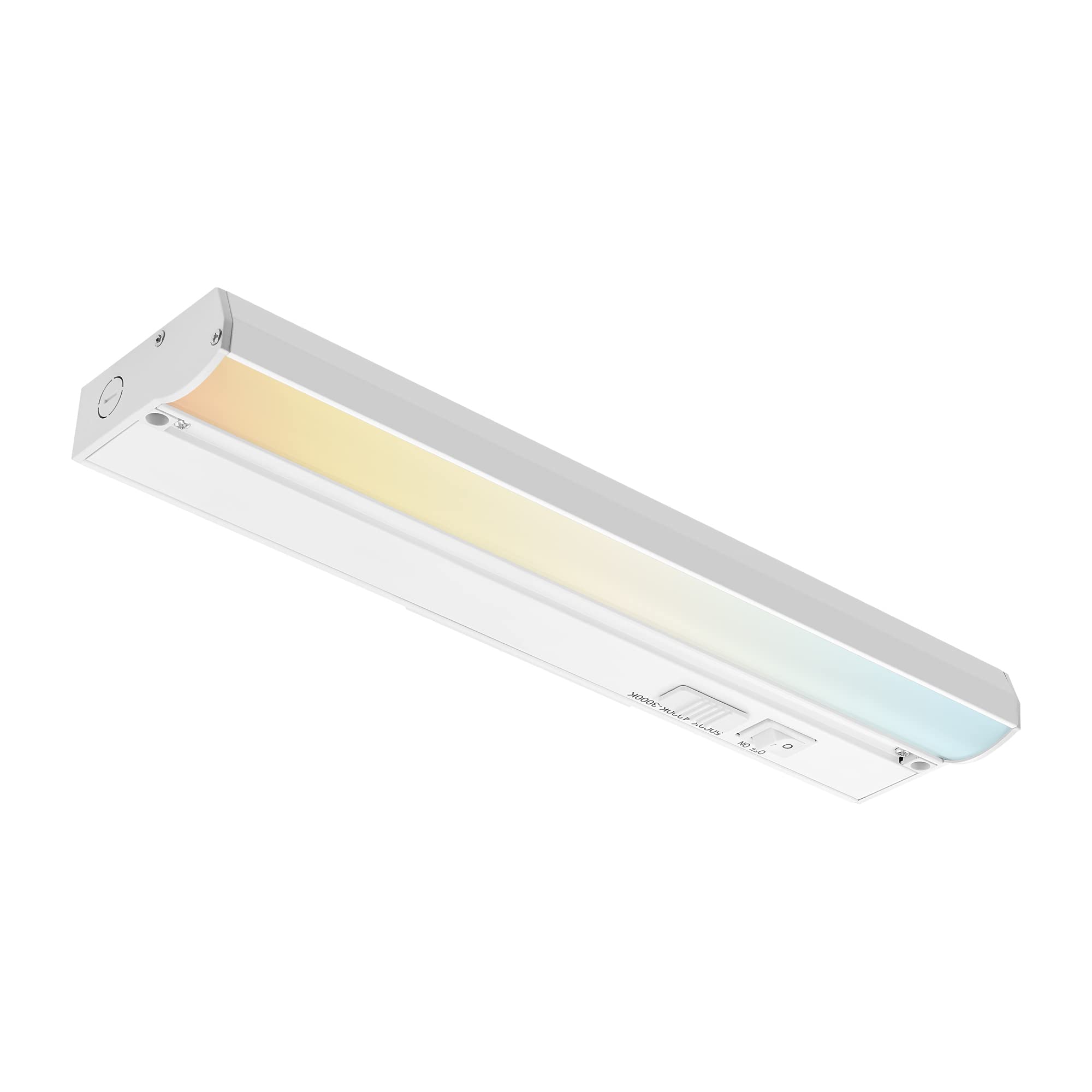 Parmida LED Under Cabinet Lighting, 12 Inch, 9W, Dimmable, 3CCT (3000K/4000K/5000K), ETL Listed, White