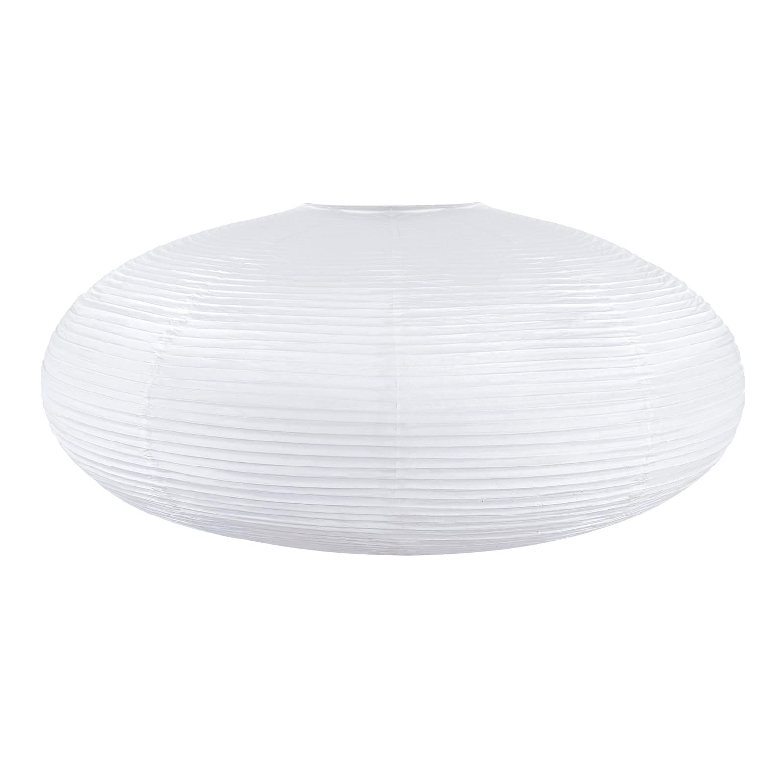 White Oval Paper Lanterns-16.54'' Large Hanging Paper Lantern Lamp, Chinese/Japanese Paper Pendant Lampshade For Party Decoratio