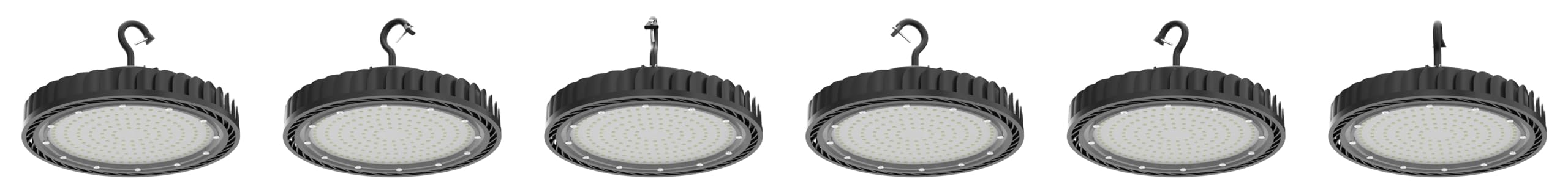 BEULT LED High Bay Light 150W Dimmable 22,500lm 5000K Black Aluminum Model BEULT-150Wz