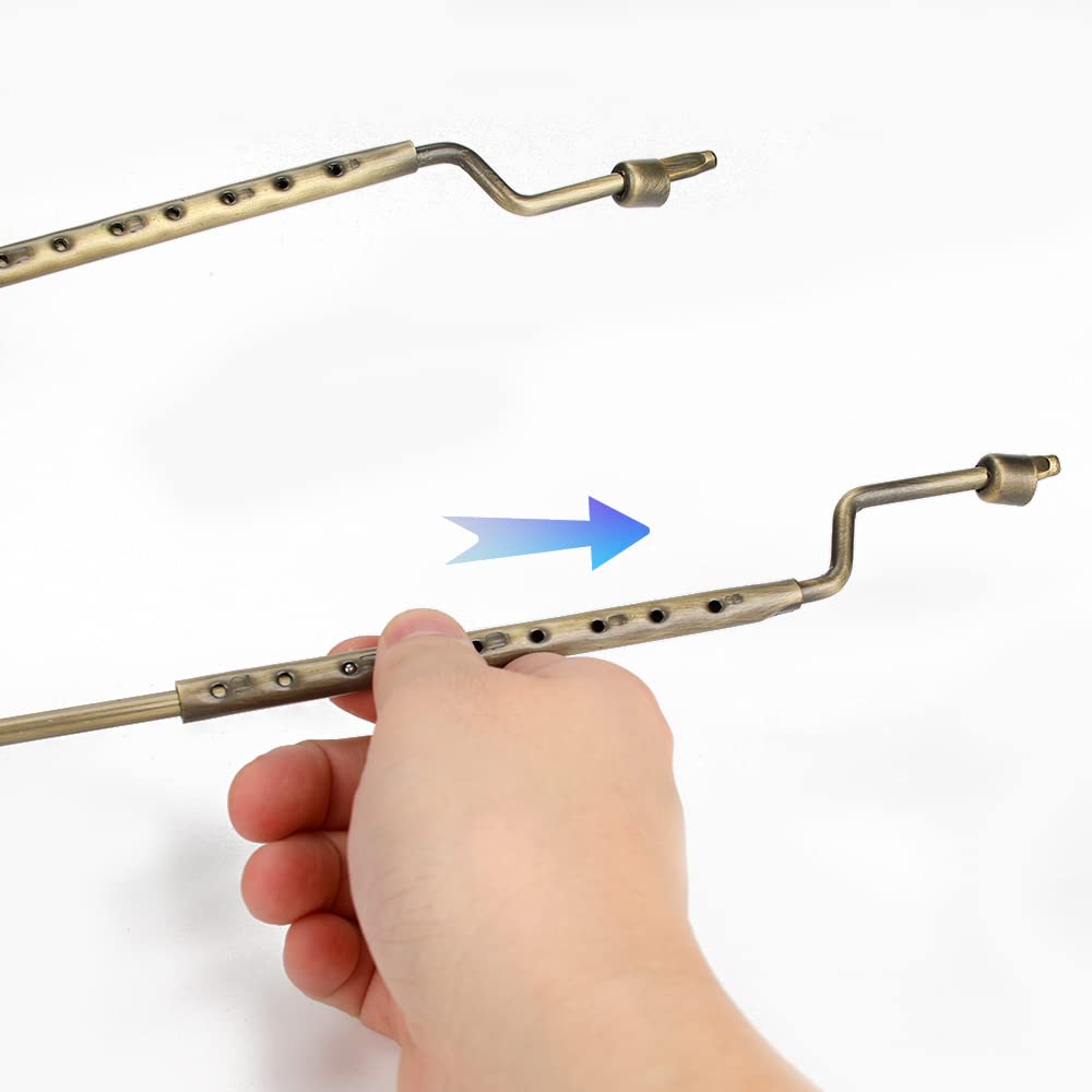 8 9 10 11 12 Inch Lamp Shade Harp Holder, Alucset Adjustable Lamp Harp Kit, Fit Both Standard Lamp Rod And E14 E26 E27 Light Bas