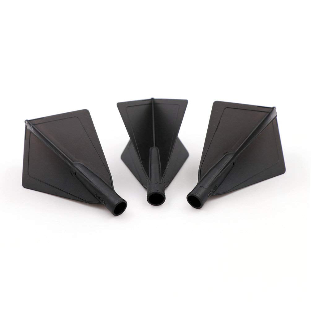 CUESOUL Transparent Dart Flights, Diamond Shape, Set of 3 pcs, CS-AK4+7ZS