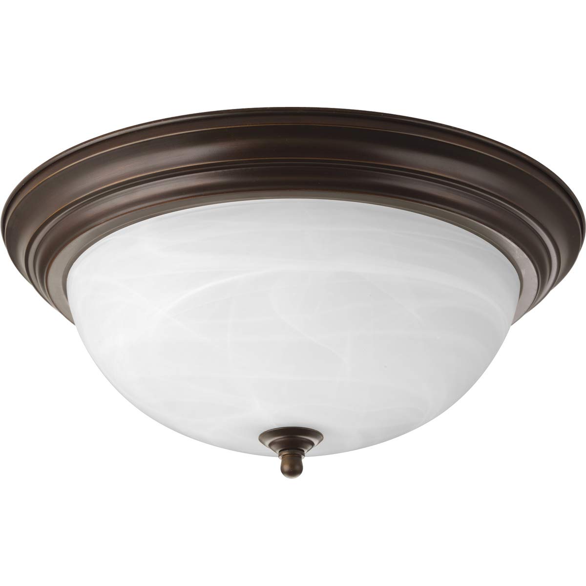 Three-Light Dome Glass 15-1/4'' Close-To-Ceiling