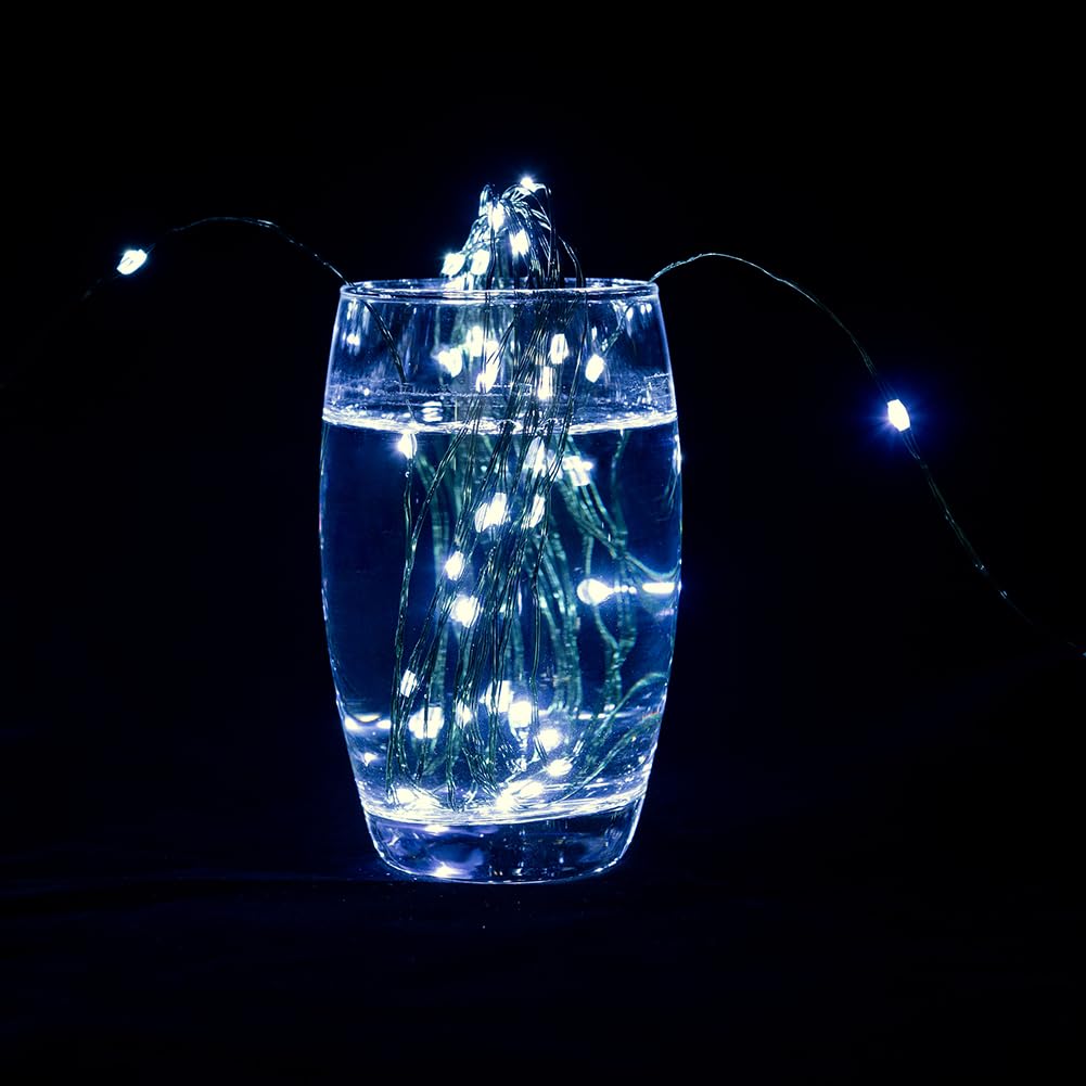 Zeluxdot Fairy Lights Plug In,660Ft 2000 Leds Waterproof String Lights,Green Copper Wire,Led Lights Stirp With Remote 8Modes For Indoor Outdoor Christmas Wedding Birthday Patio Garden Decor,Cool White