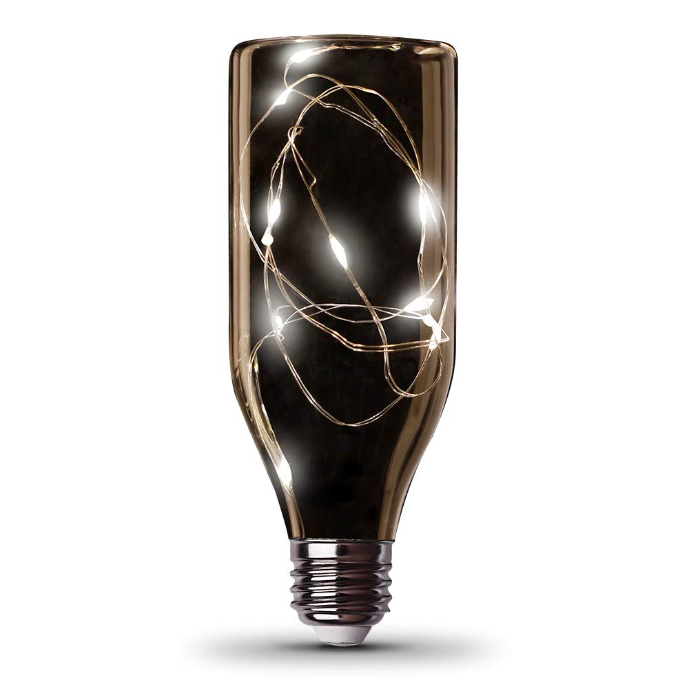 Feit Electric LED Light Bulb, 1.5W Decorative Fairy Bottle, 6.07inH x 2.24inD, 2700K Soft White, Model FY/BOT/S