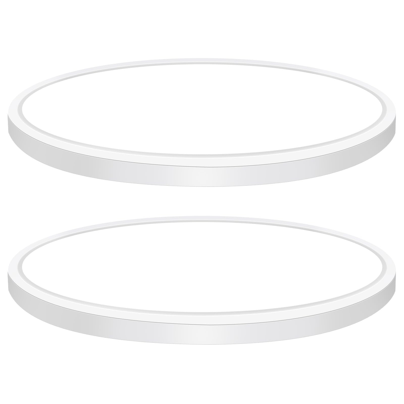 Brightever 12 Inch 2 Pack LED Flush Mount Ceiling Light Fixture  5000K Daylight White 3200LM Round LED Ceiling Lights  240W Equivalent  0.67 Inch Thickness Light Fixtures Ceiling Mount  Non-Dimmable