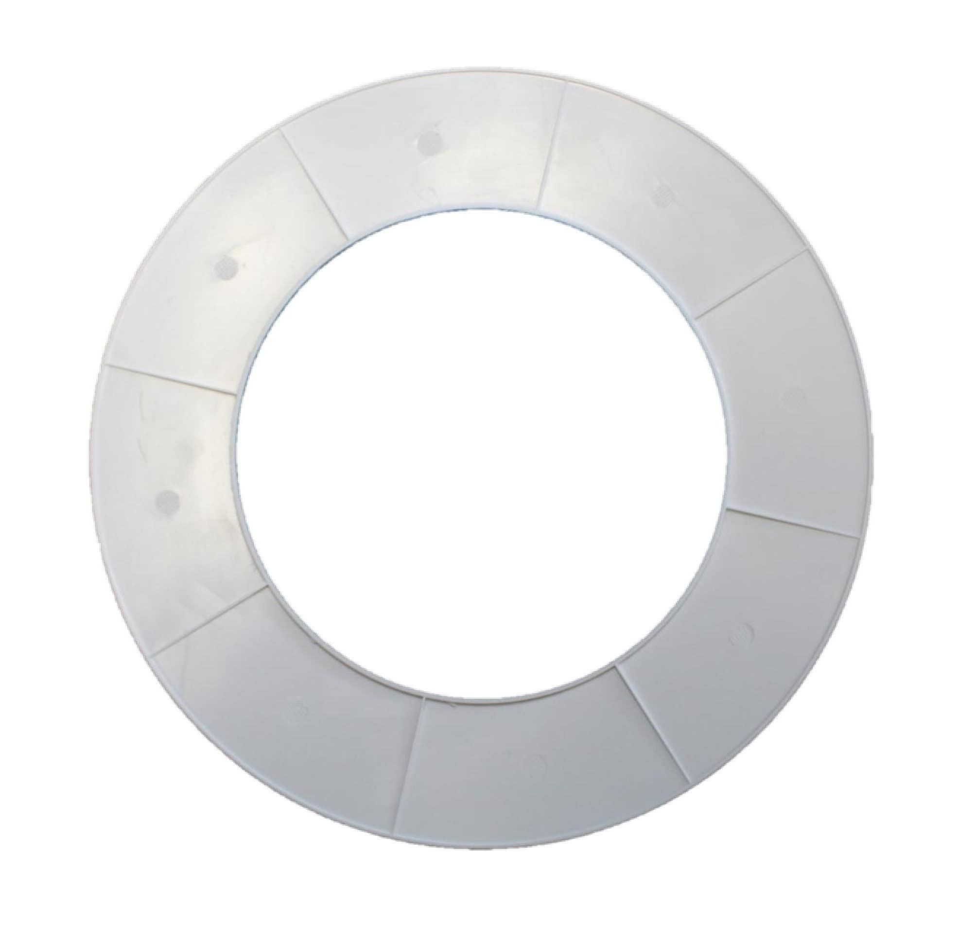 JSP Manufacturing Trim Rings for 10in Recessed Lights, Multi-Color Options, White, Model LT-TR-10-inch, 10 Trim Rings
